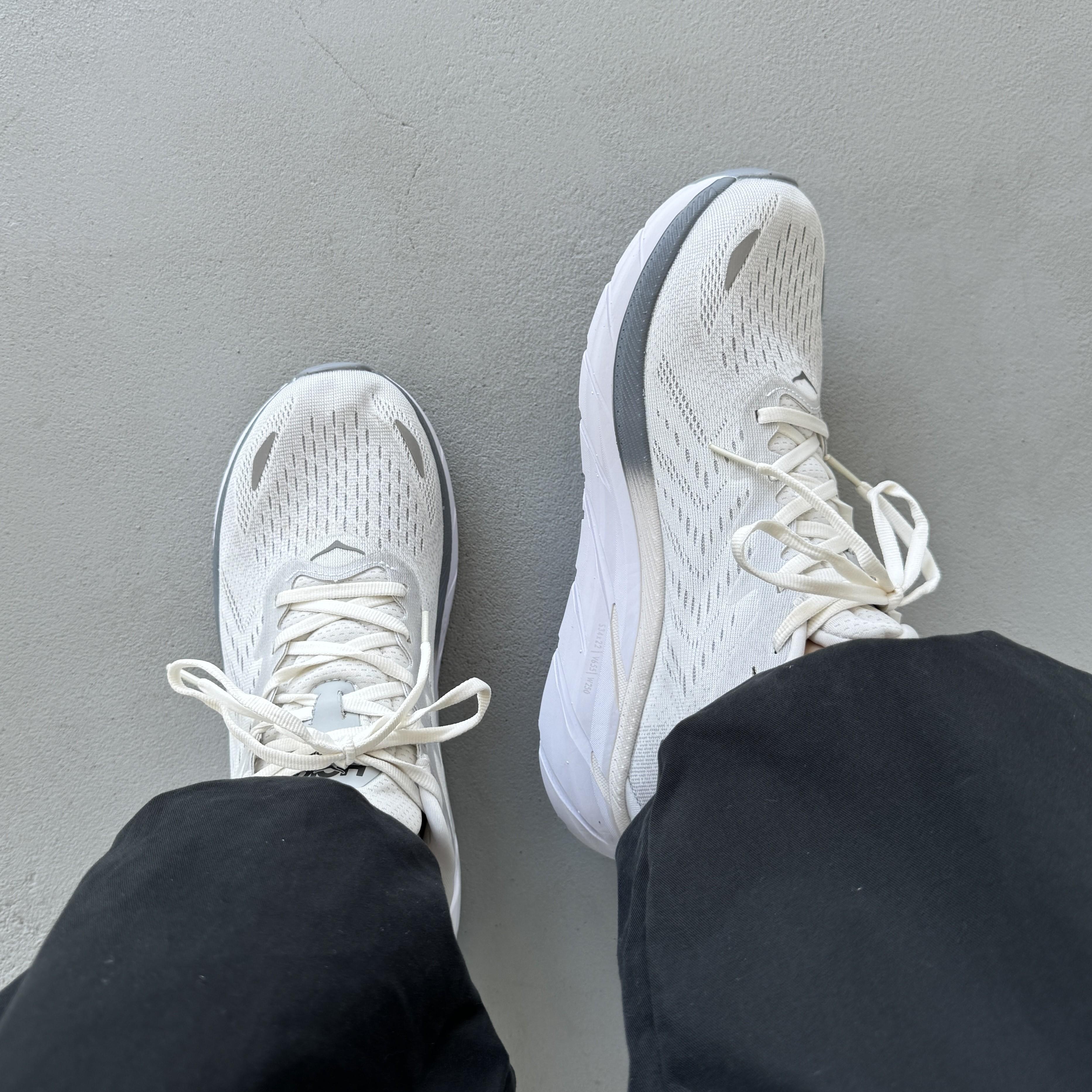 Hoka Clifton 8 White Ombre Grey - изображение 6