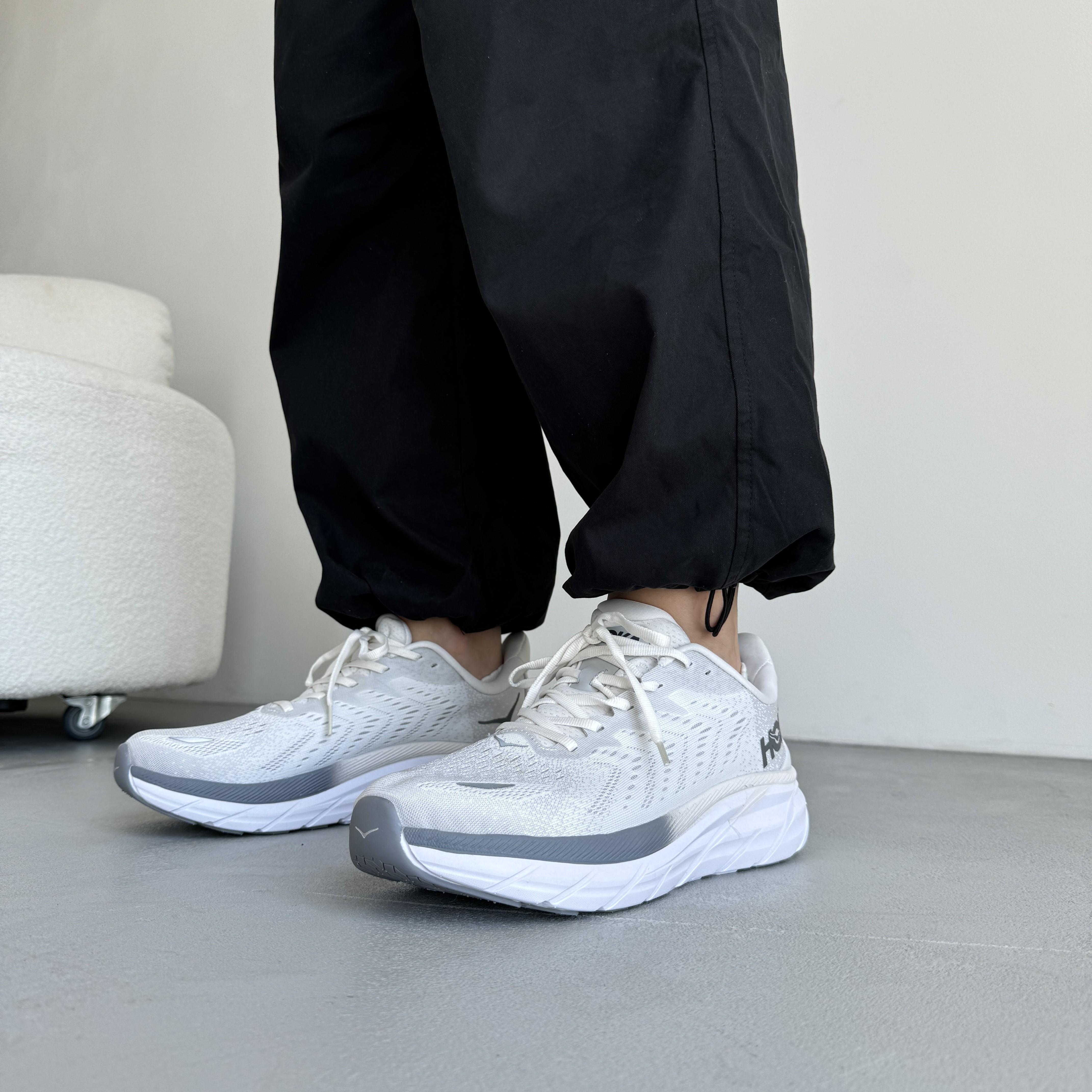 Hoka Clifton 8 White Ombre Grey - изображение 7