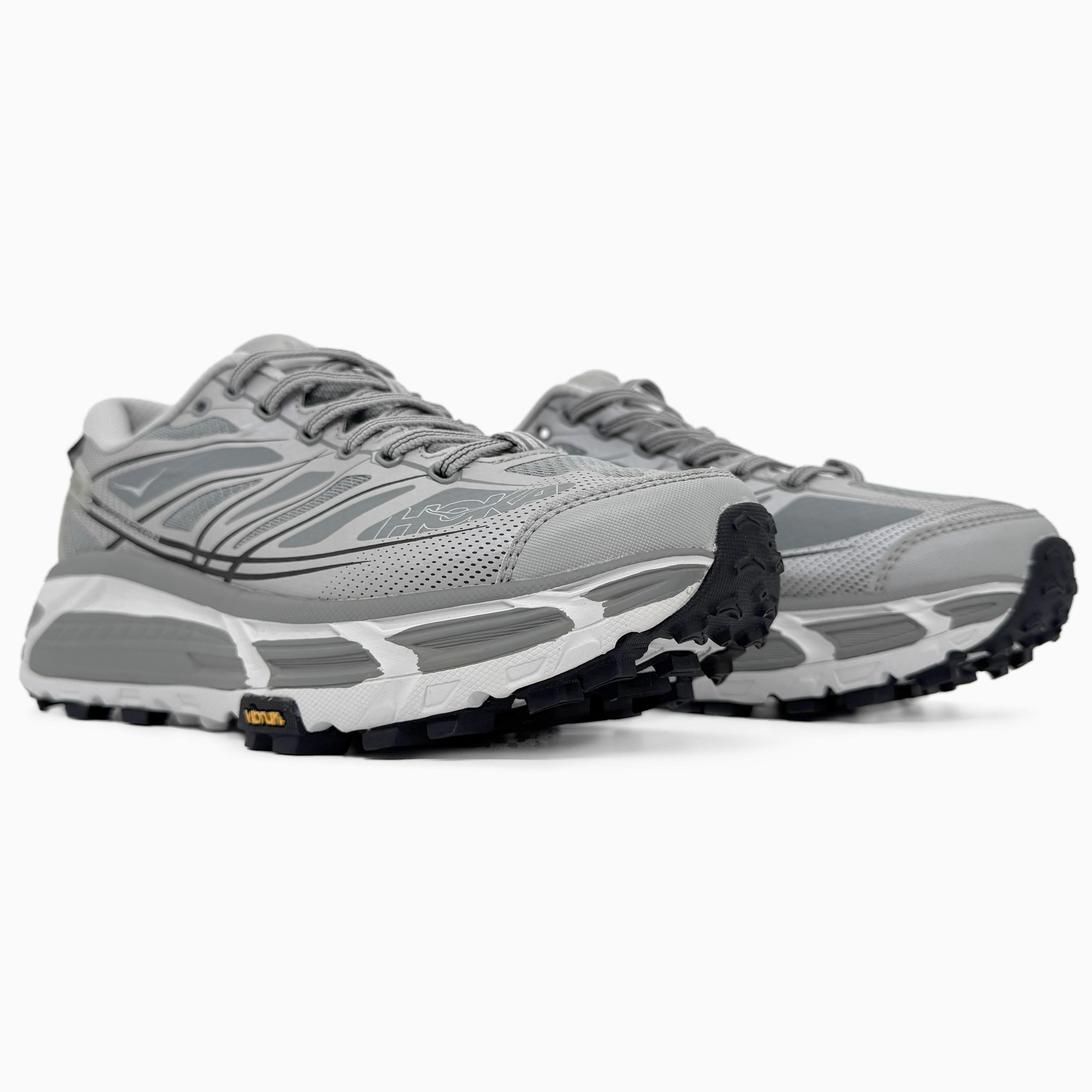 Hoka One One U Mafate Speed 2 Grey Black - изображение 1