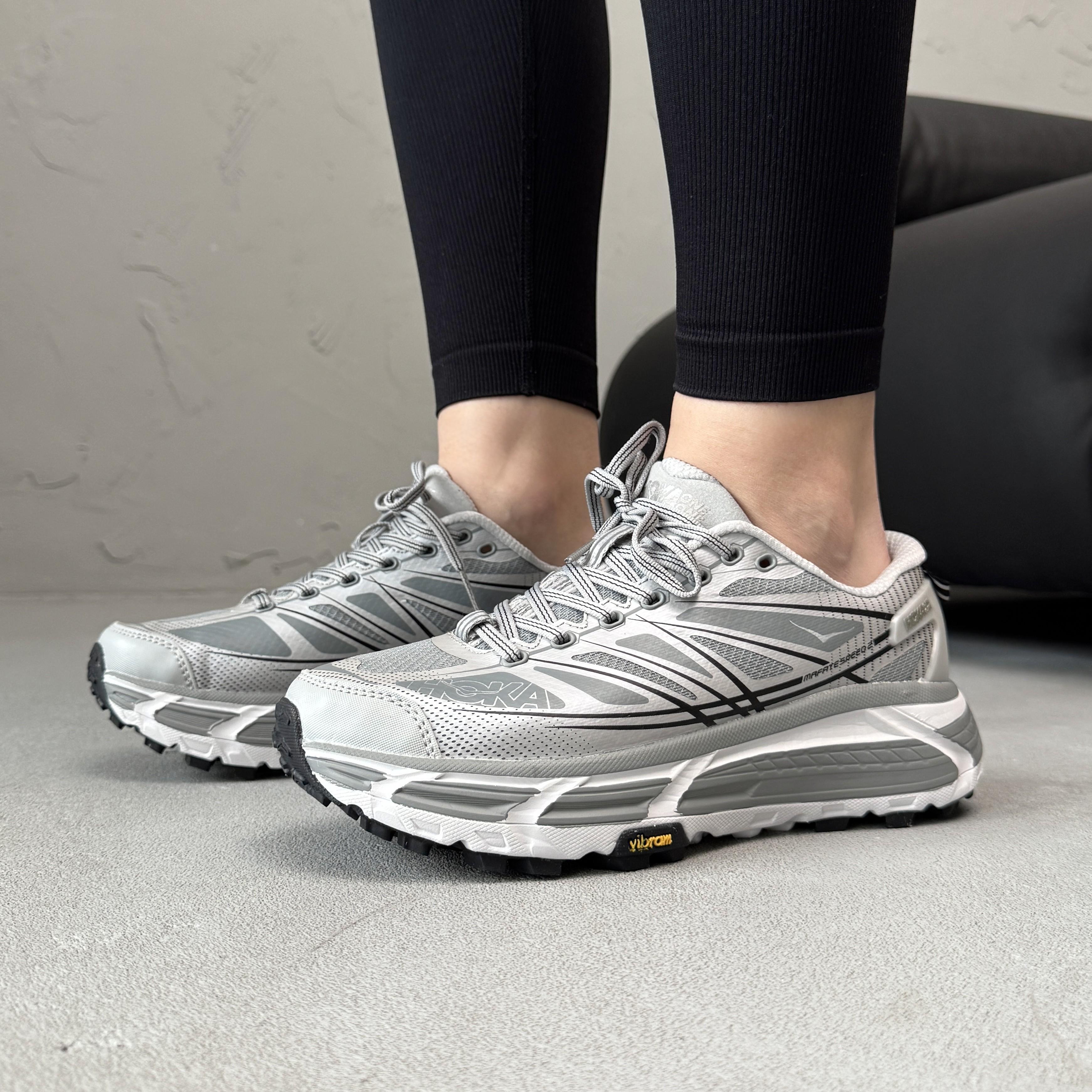 Hoka One One U Mafate Speed 2 Grey Black - изображение 6