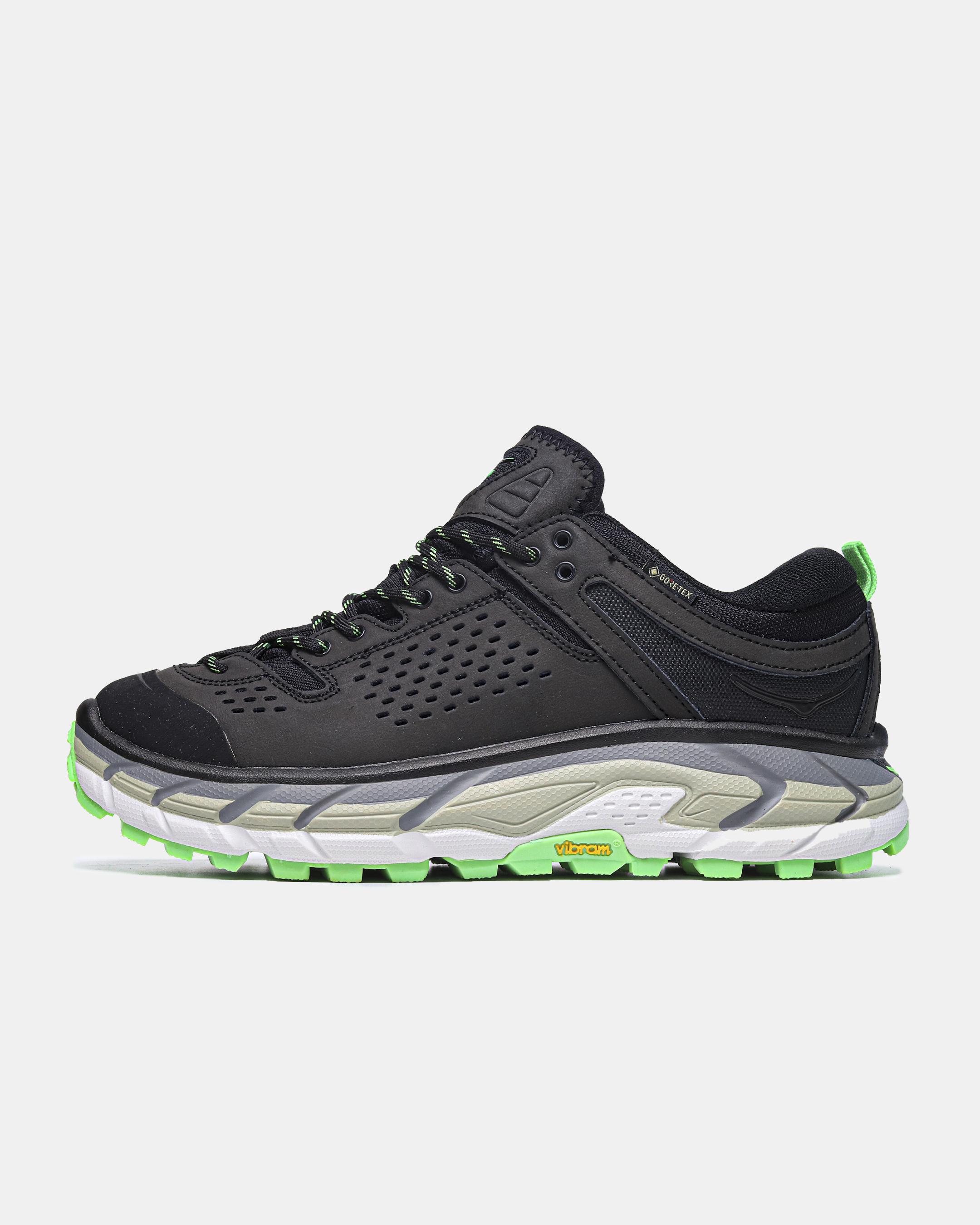 Hoka One One Tor Ultra Low GTX Black Green Glow