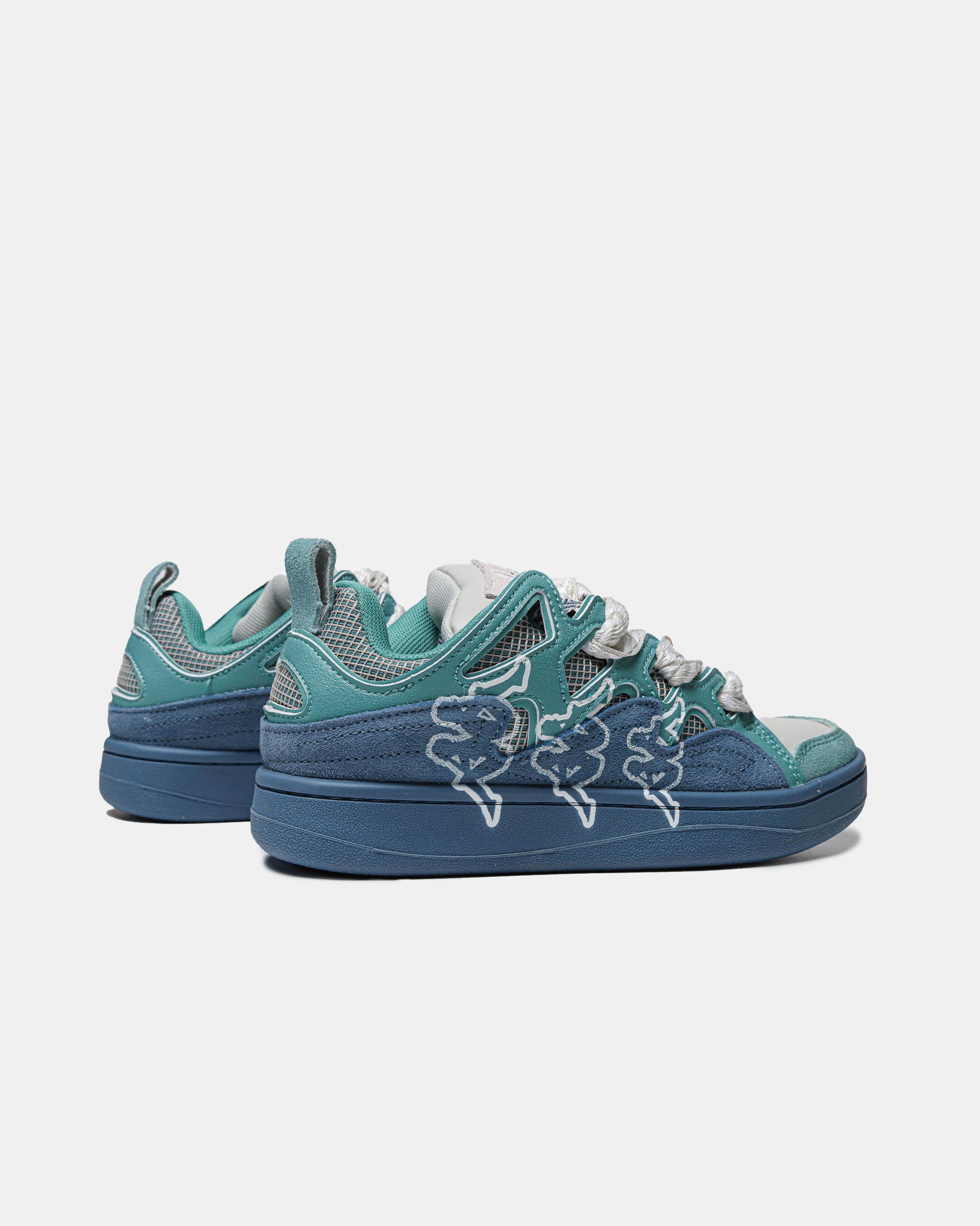 Kappa Fatty Teal Navy White Logo - изображение 3