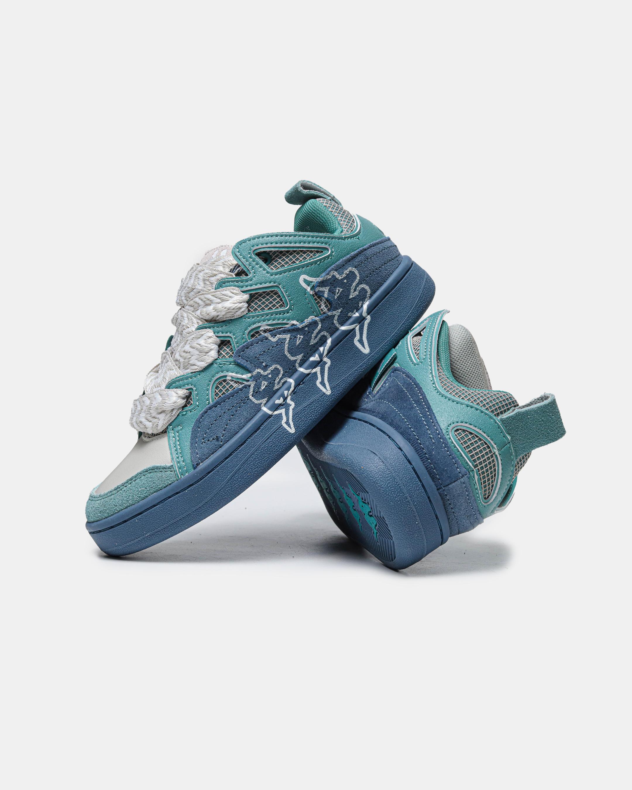 Kappa Fatty Teal Navy White Logo - изображение 4