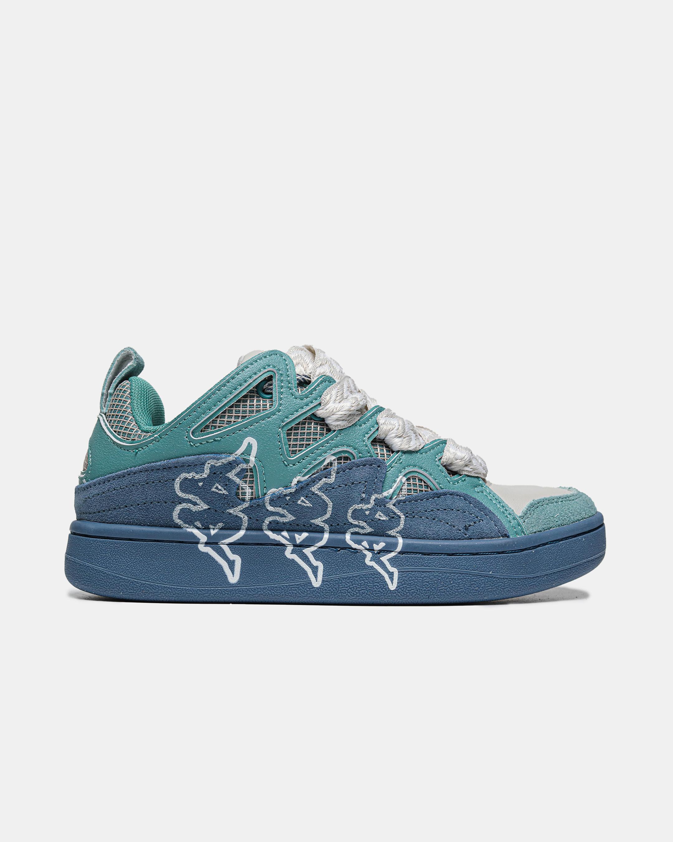 Kappa Fatty Teal Navy White Logo - изображение 7