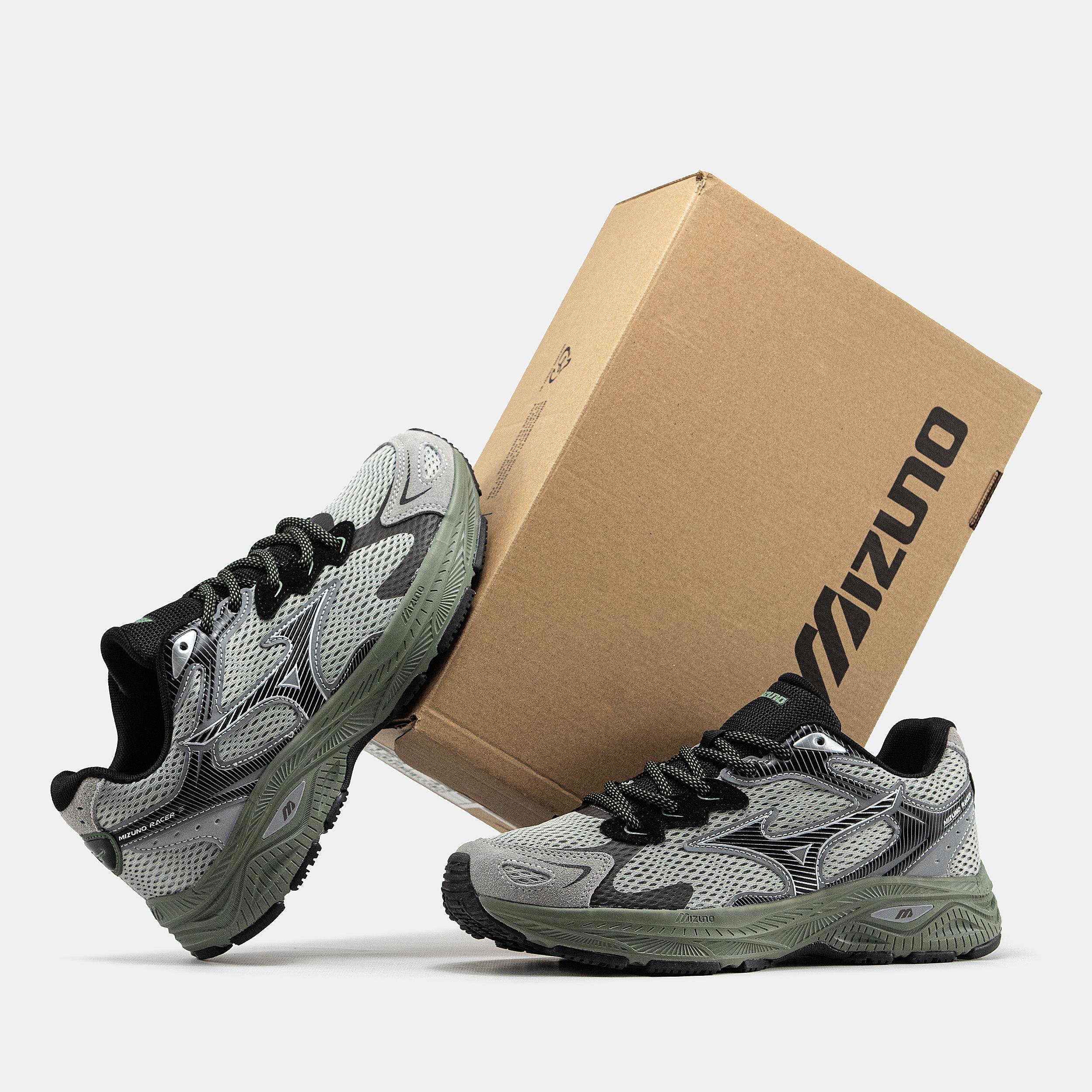 Mizuno Wave Rider S Grey Green Black - изображение 9