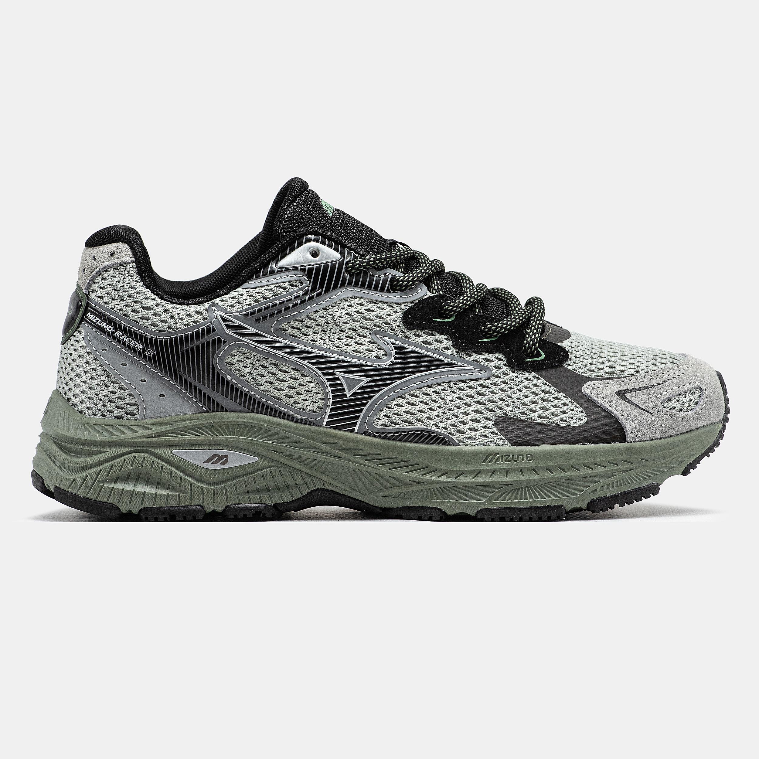 Mizuno Wave Rider S Grey Green Black - изображение 4