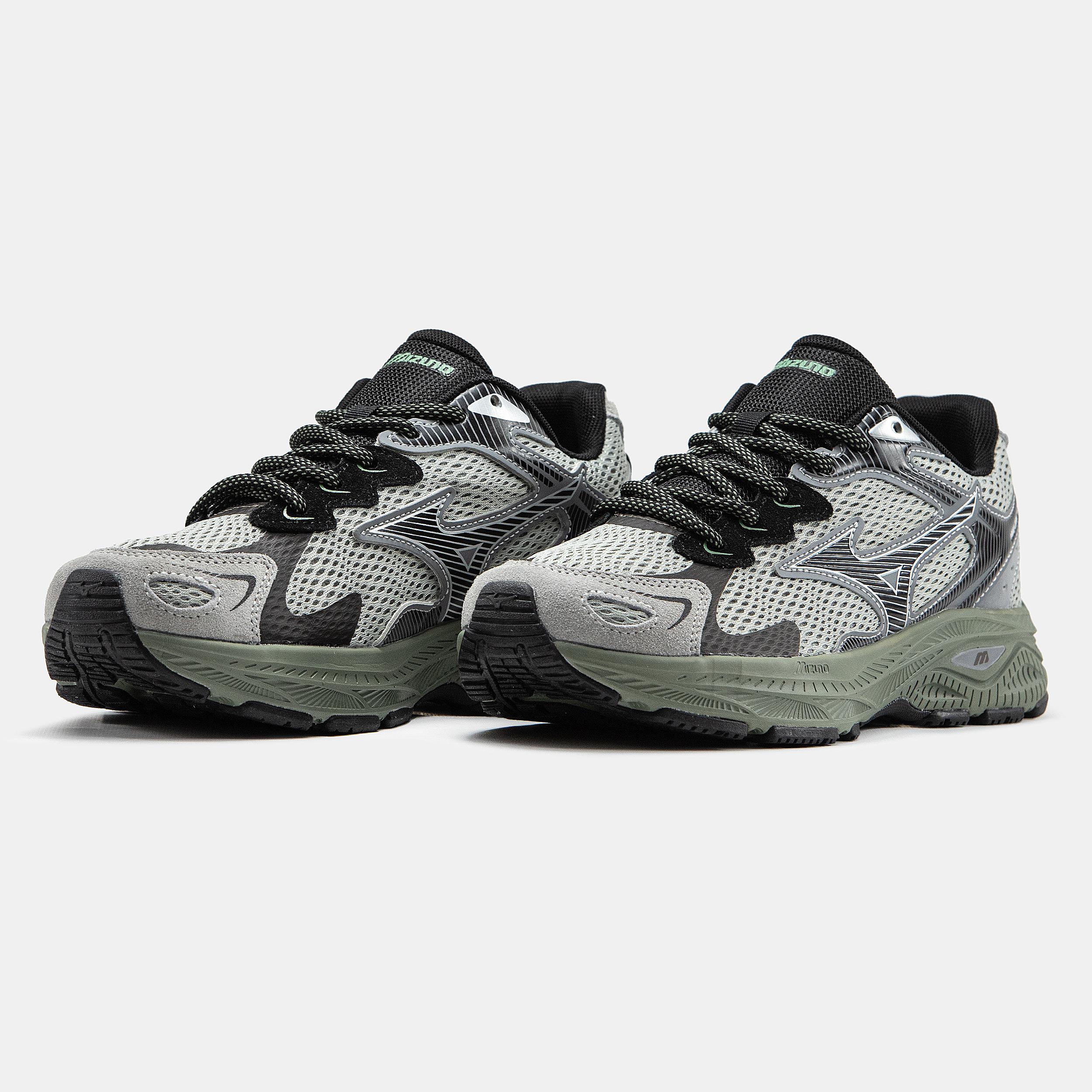 Mizuno Wave Rider S Grey Green Black - изображение 6