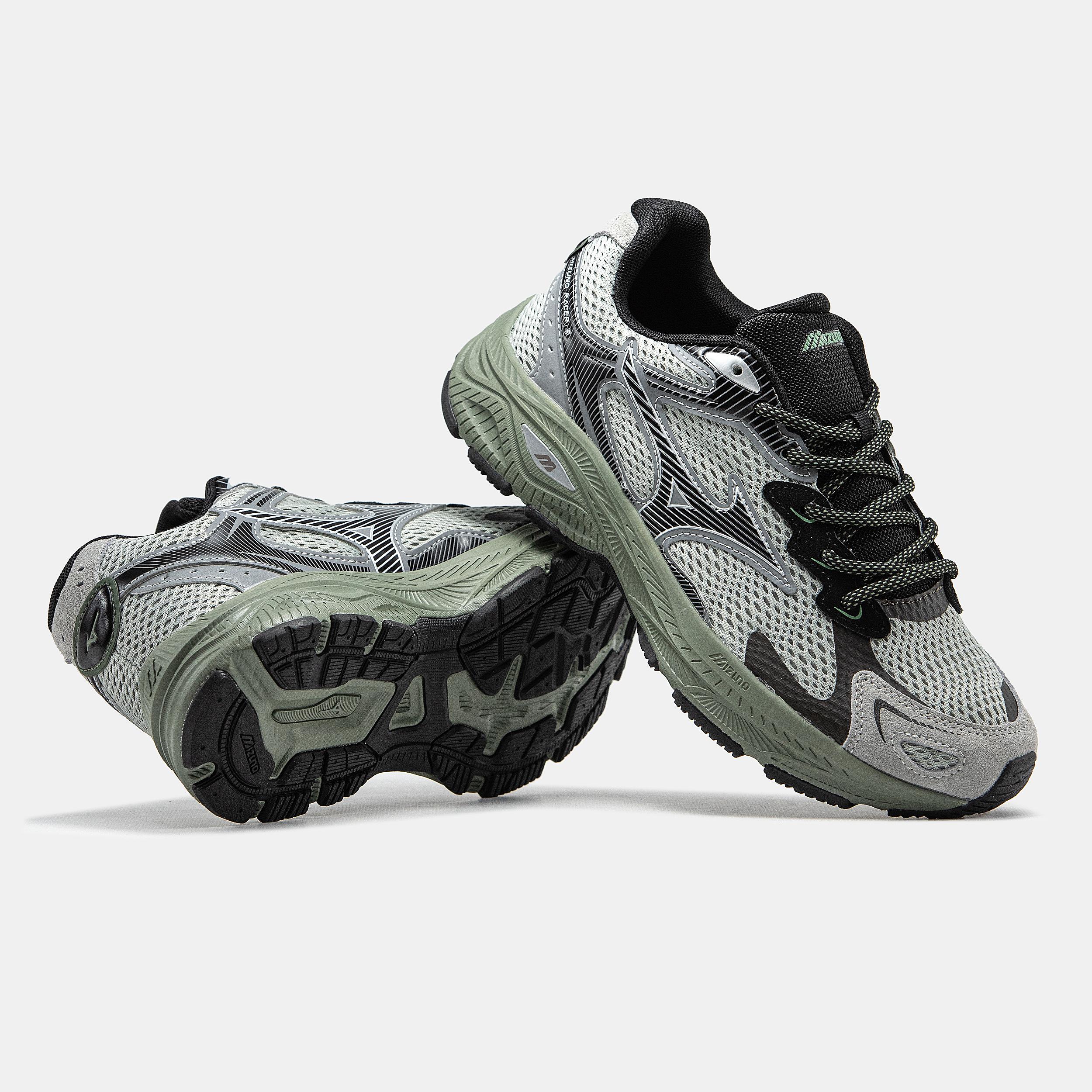 Mizuno Wave Rider S Grey Green Black - изображение 7