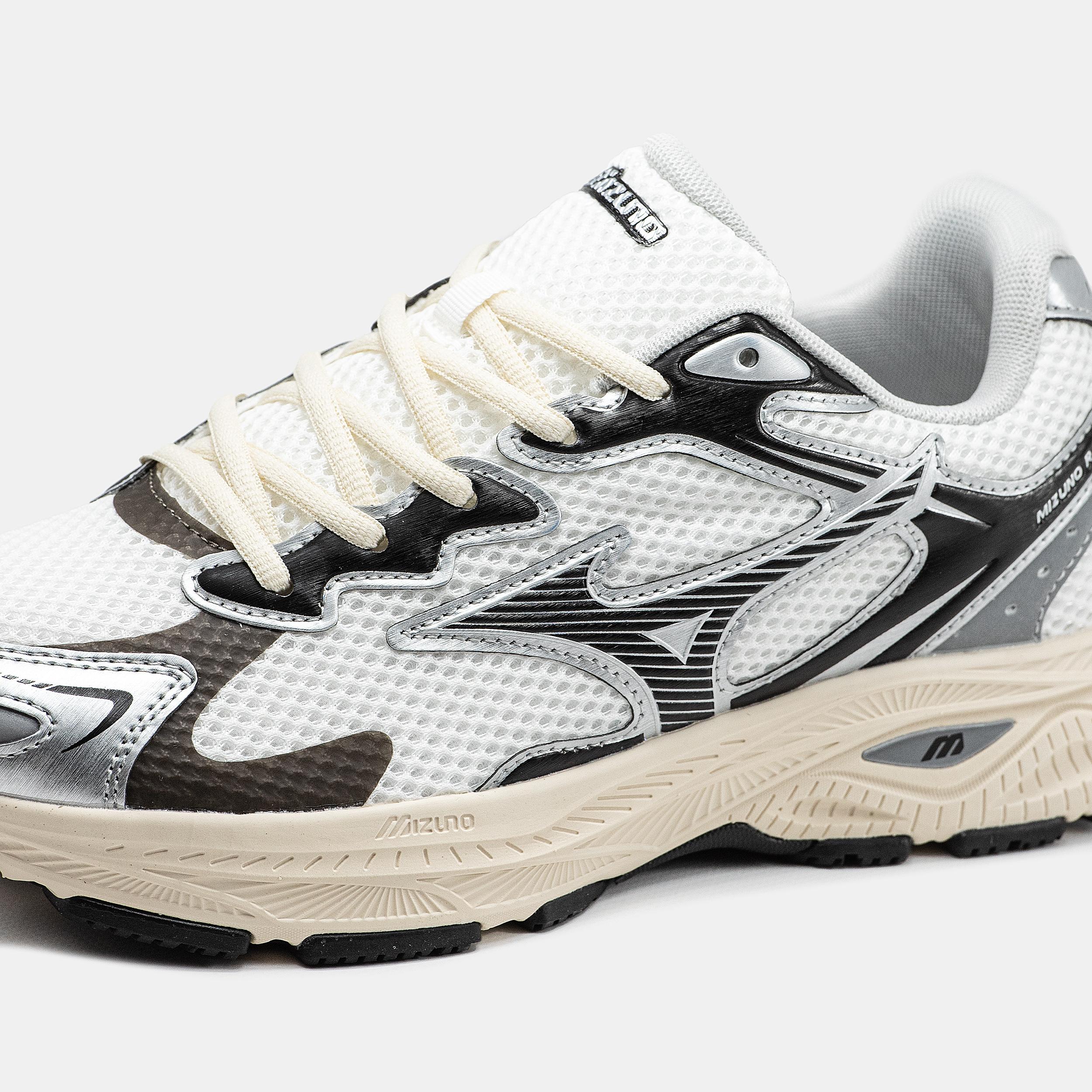 Mizuno Wave Rider S White Black Beige - изображение 9