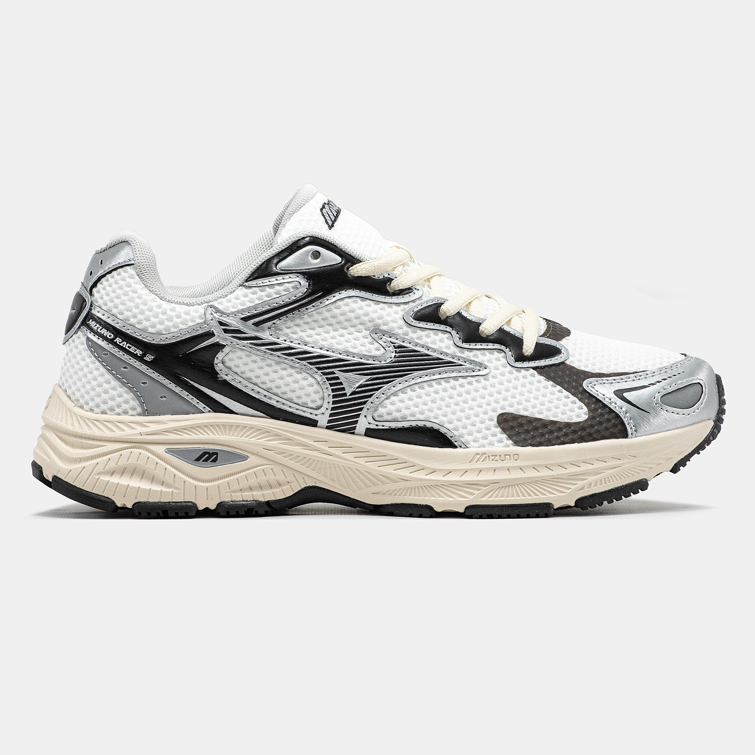 Mizuno Wave Rider S White Black Beige - изображение 4