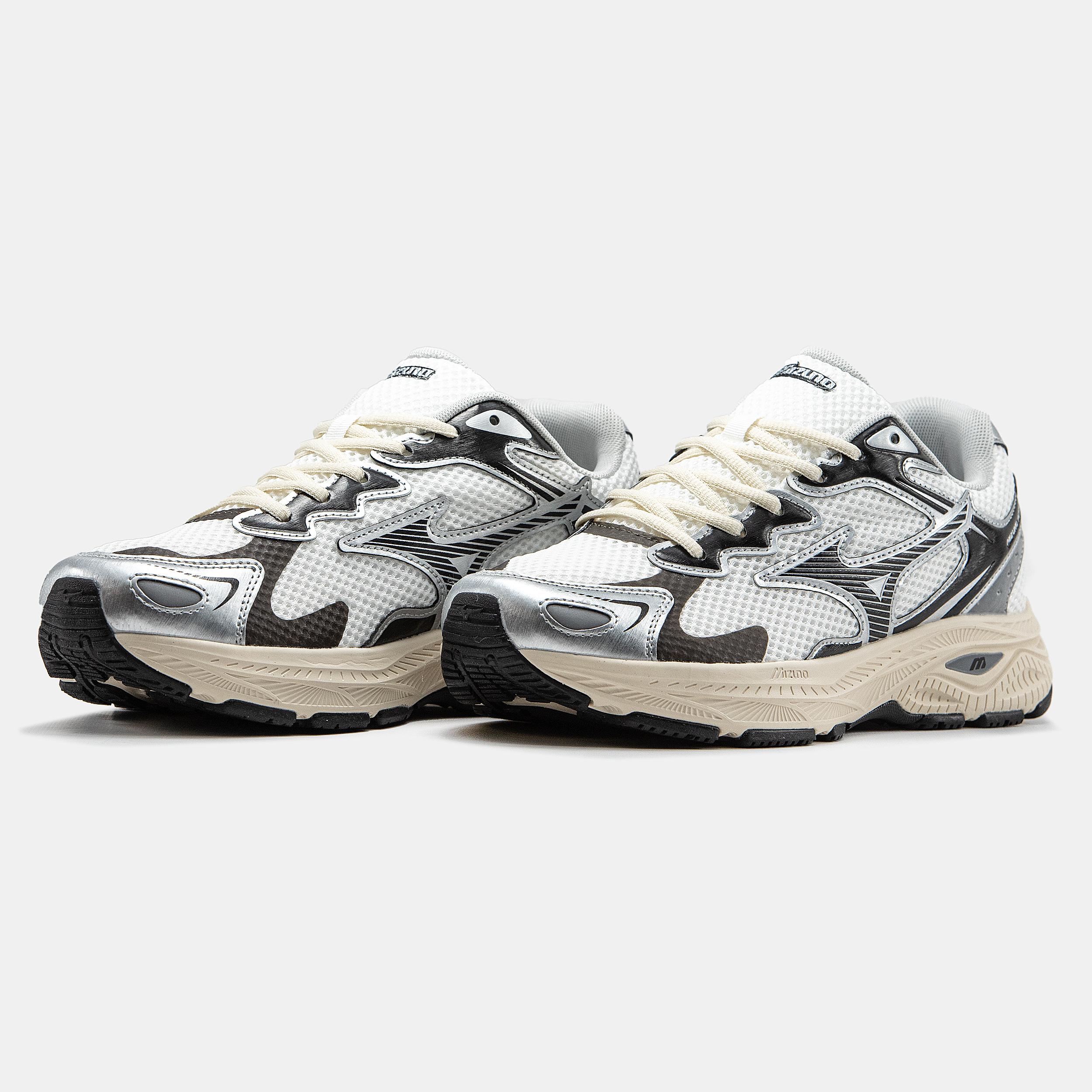 Mizuno Wave Rider S White Black Beige - изображение 5
