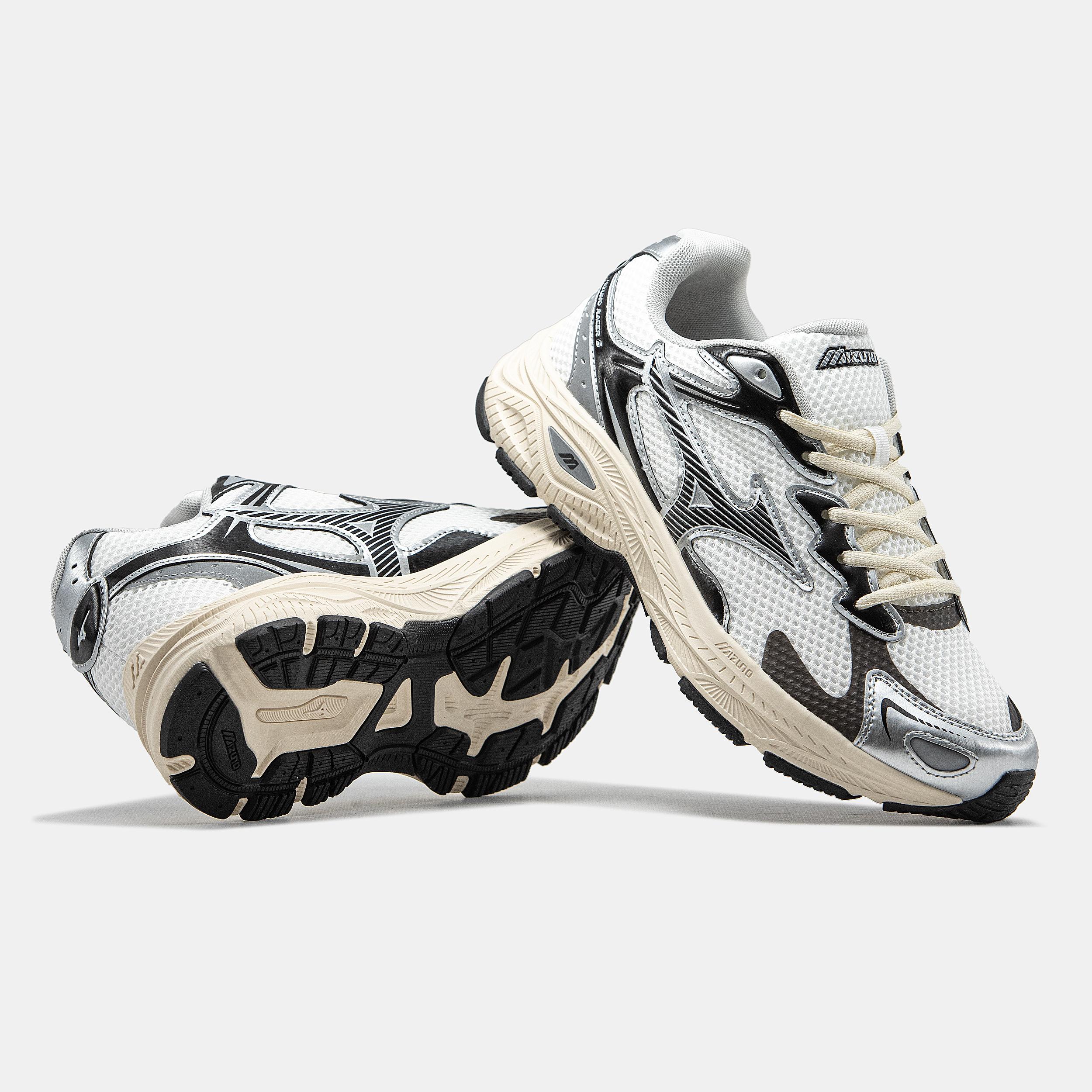 Mizuno Wave Rider S White Black Beige - изображение 6