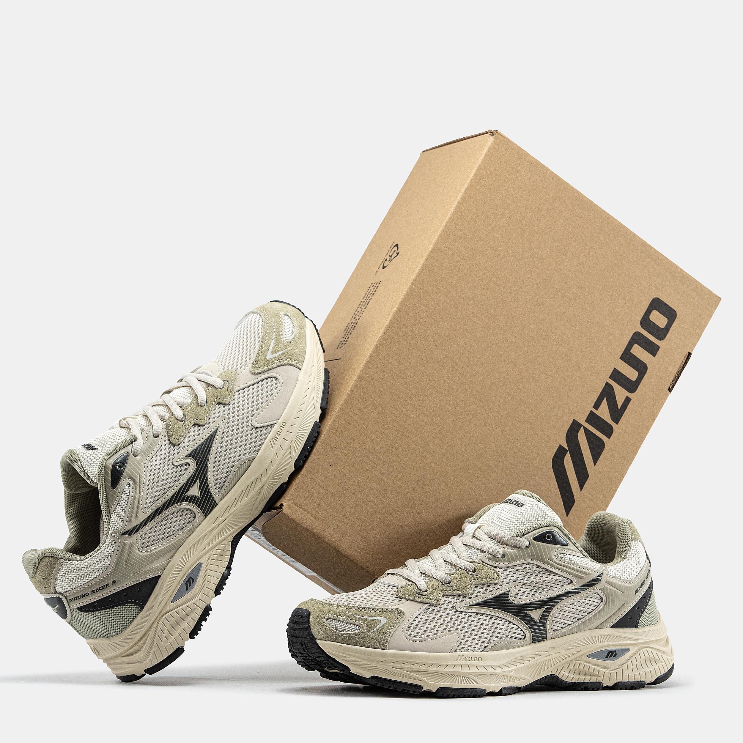 Mizuno Wave Rider S Beige Grey Black - изображение 9