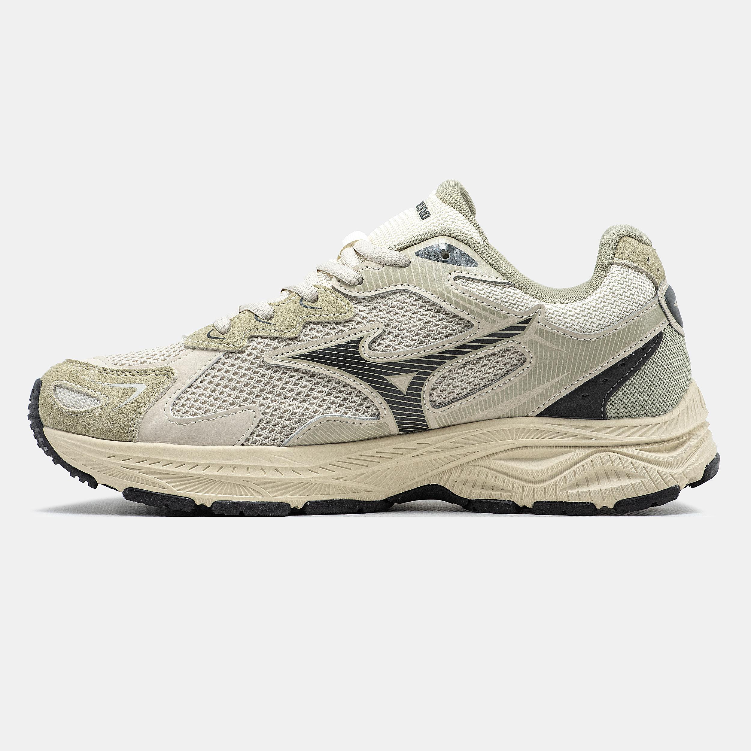 Mizuno Wave Rider S Beige Grey Black - изображение 1