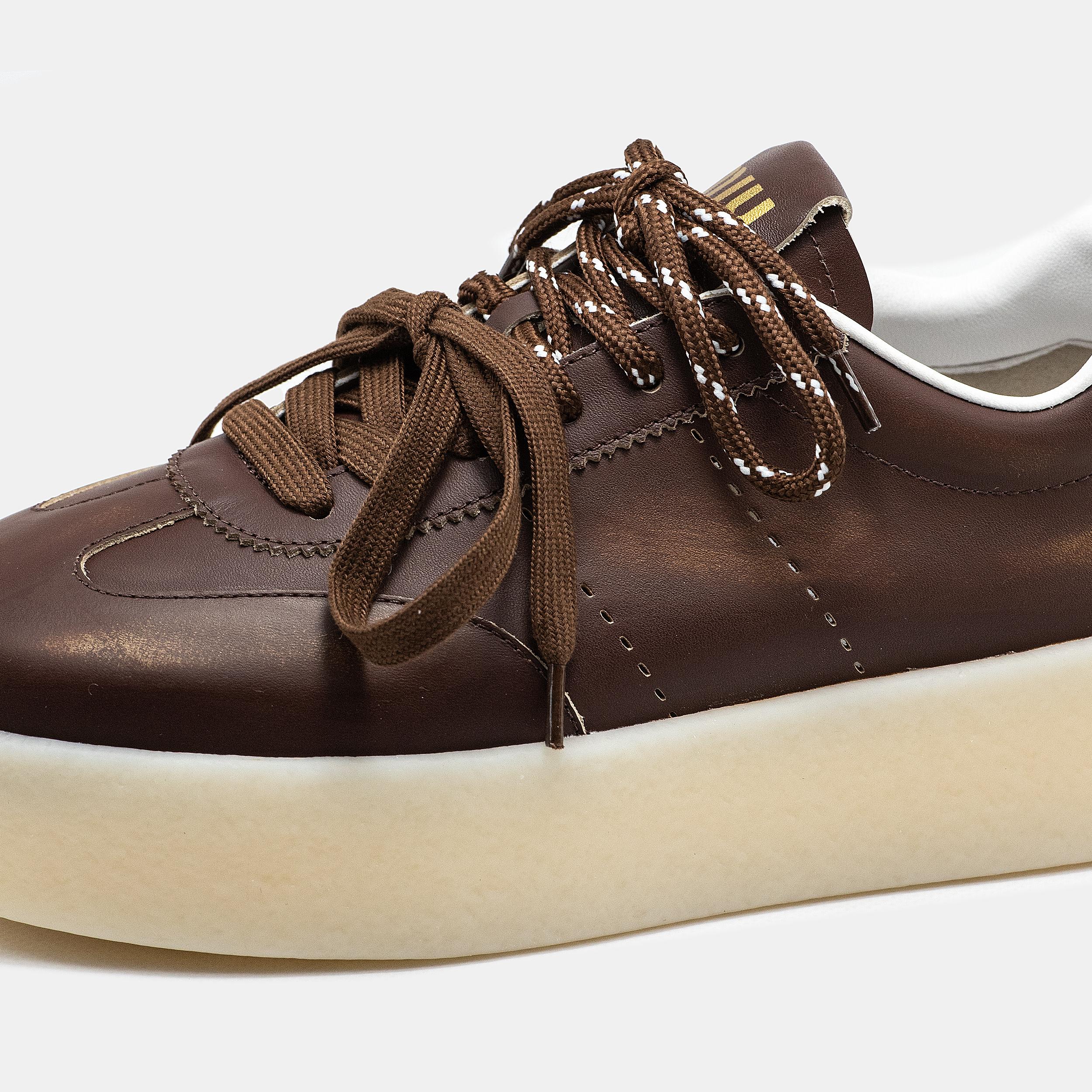 Miu Miu Platform Sneakers Brown White - изображение 2