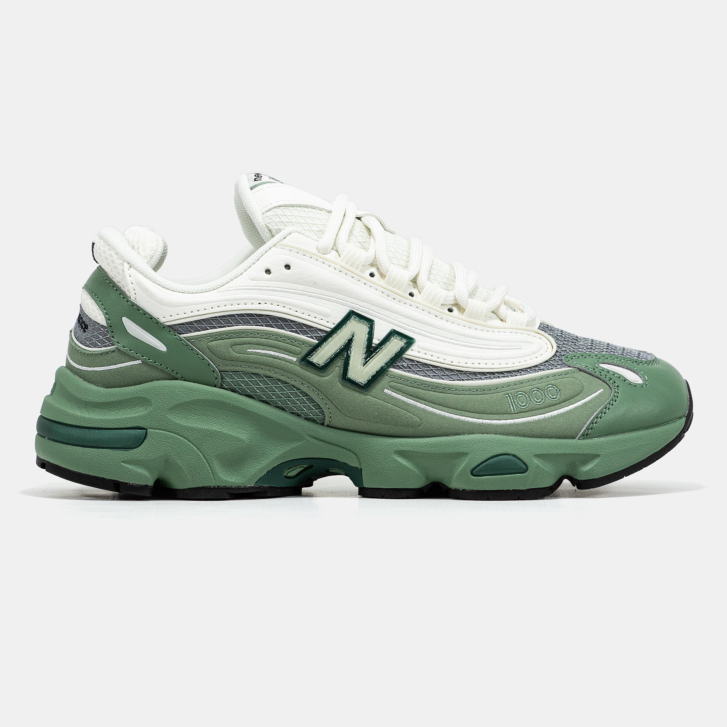 New Balance 1000 Green White - изображение 4