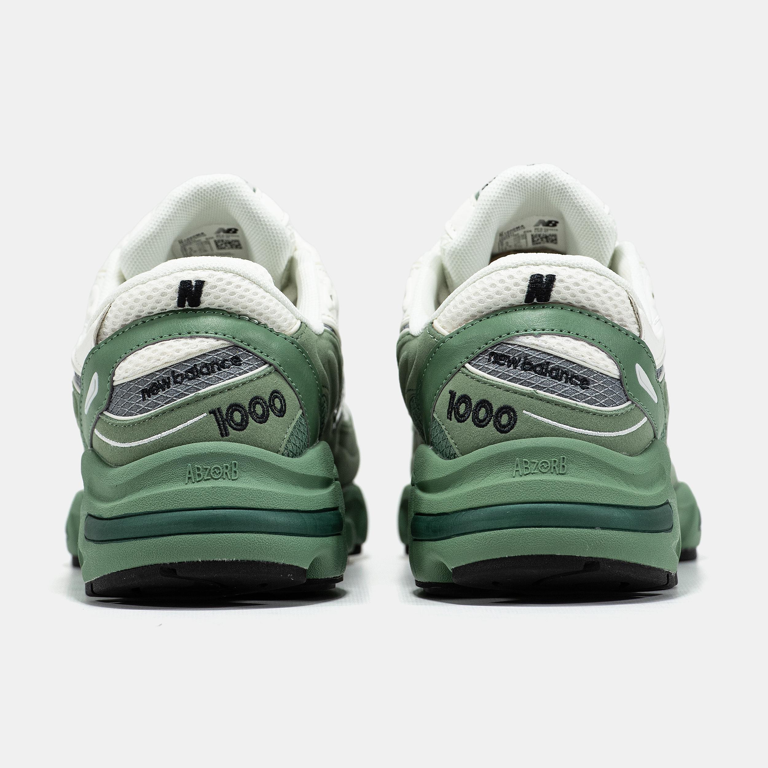 New Balance 1000 Green White - изображение 5