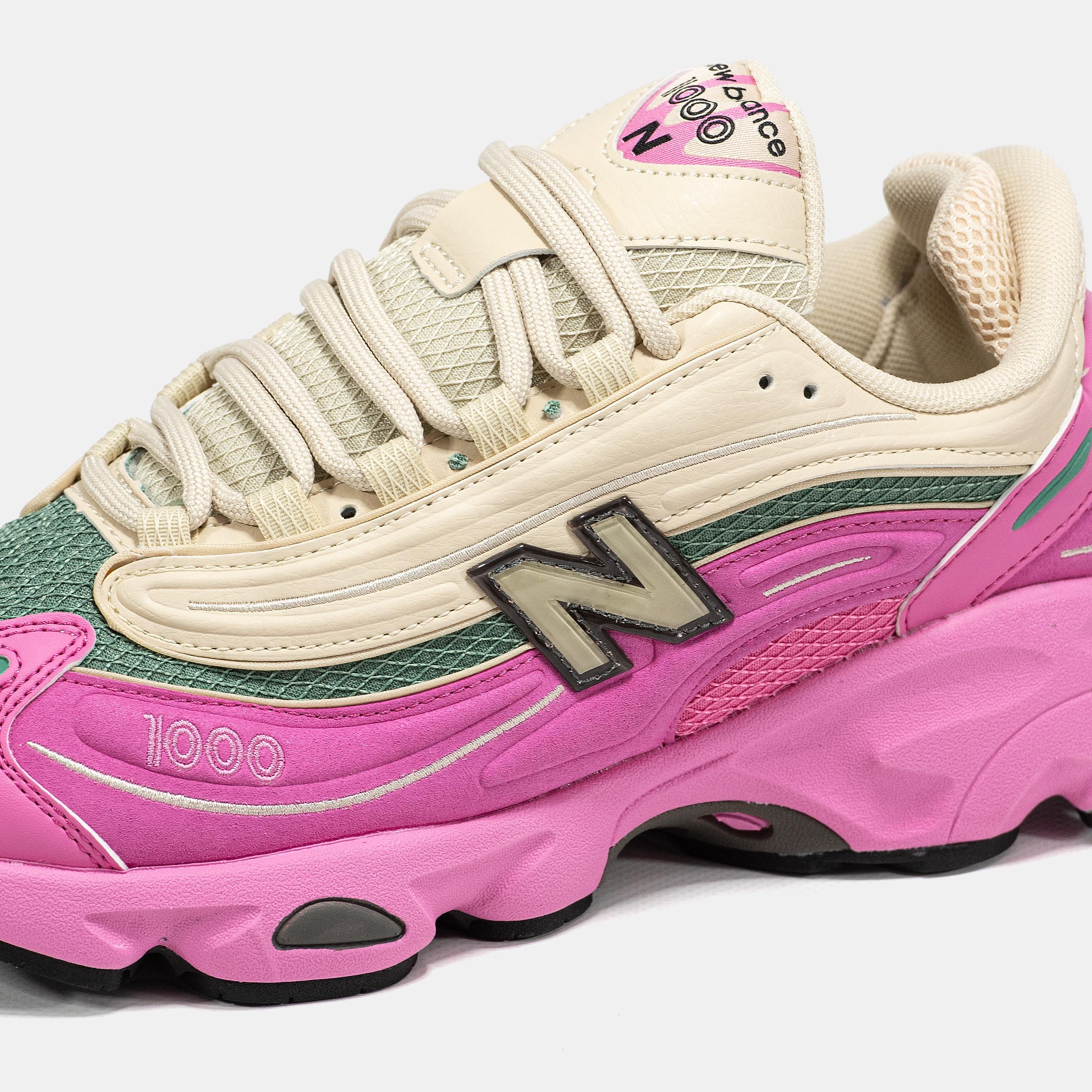New Balance 1000 Pink Green Cream - изображение 9