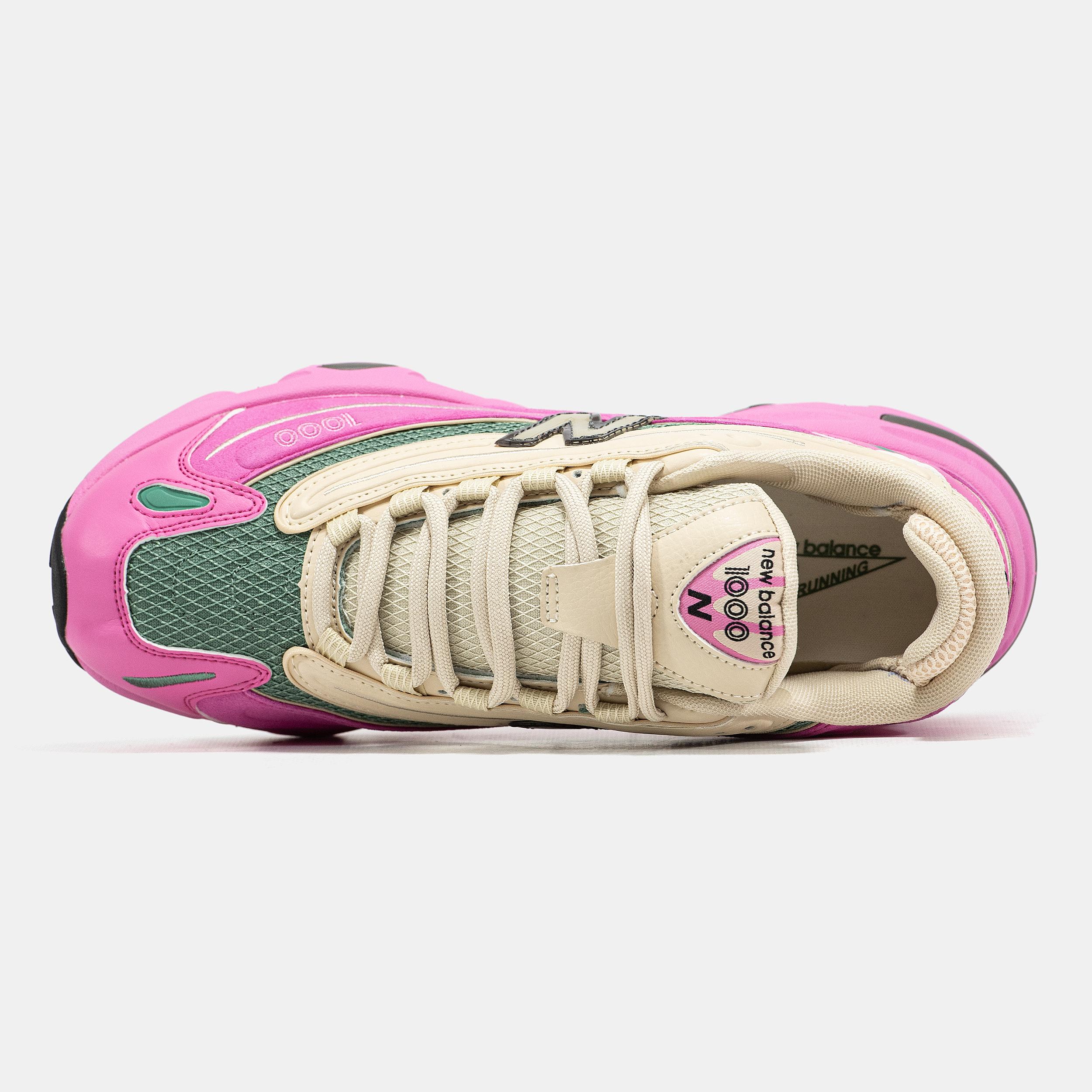 New Balance 1000 Pink Green Cream - изображение 4