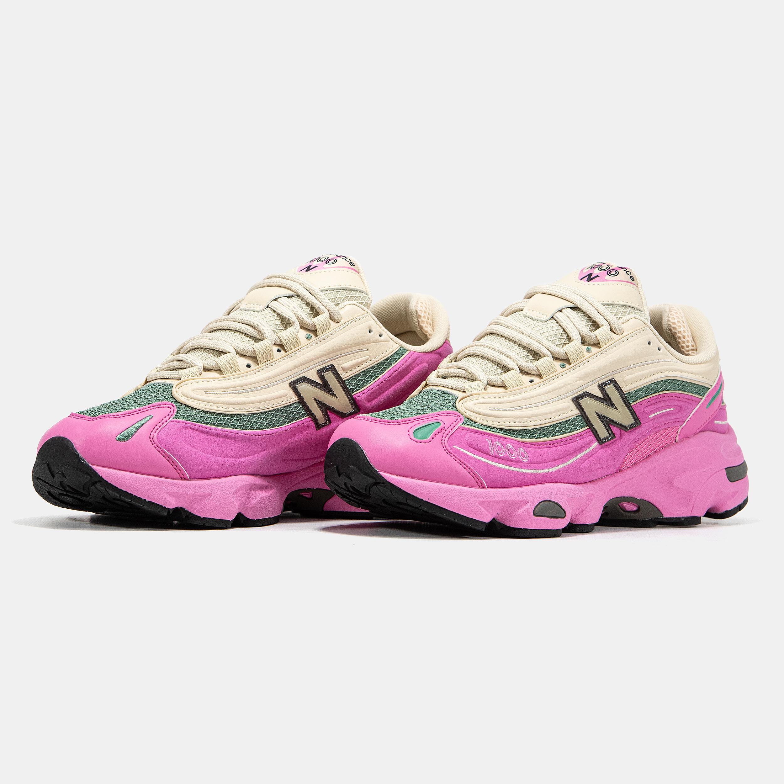 New Balance 1000 Pink Green Cream - изображение 7