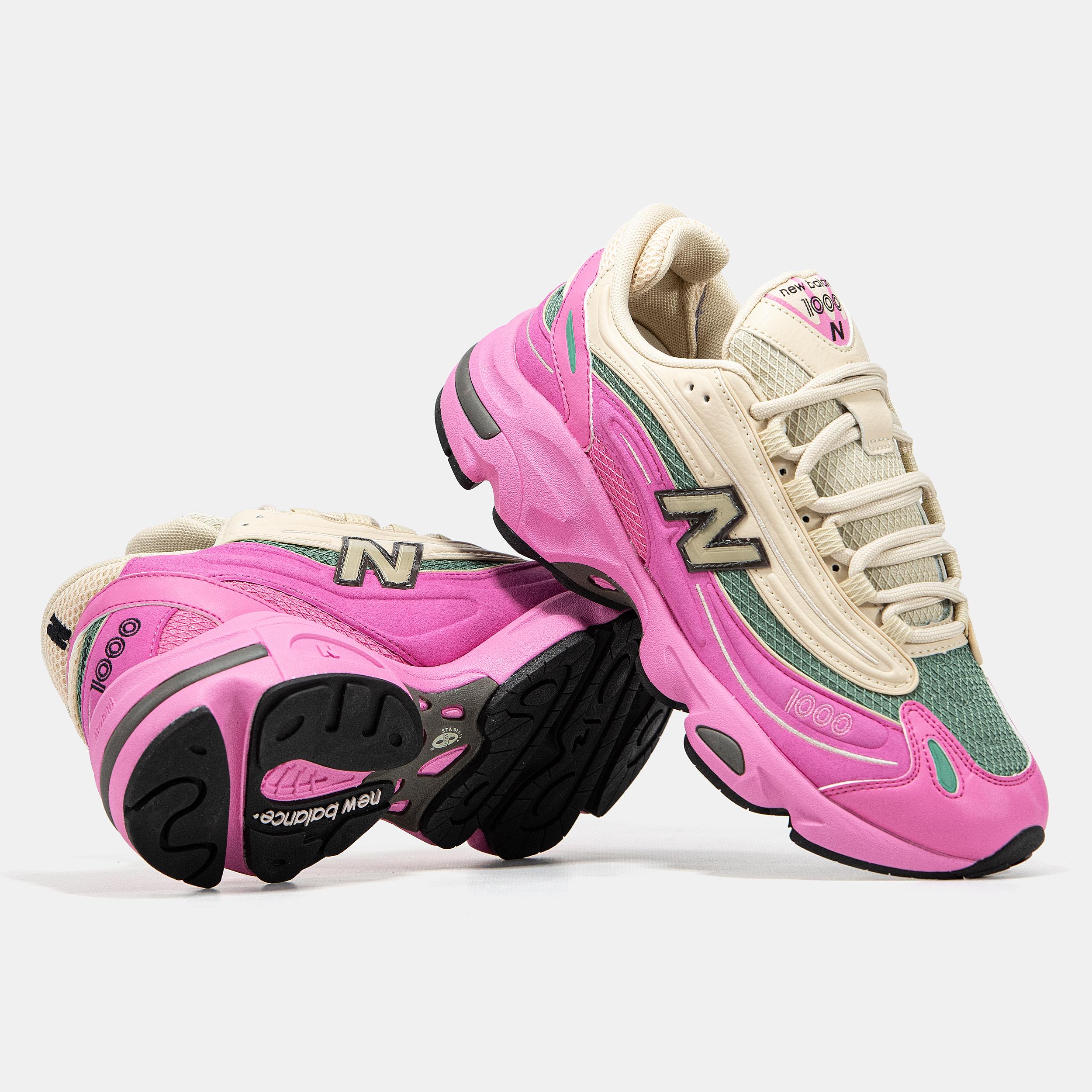New Balance 1000 Pink Green Cream - изображение 8