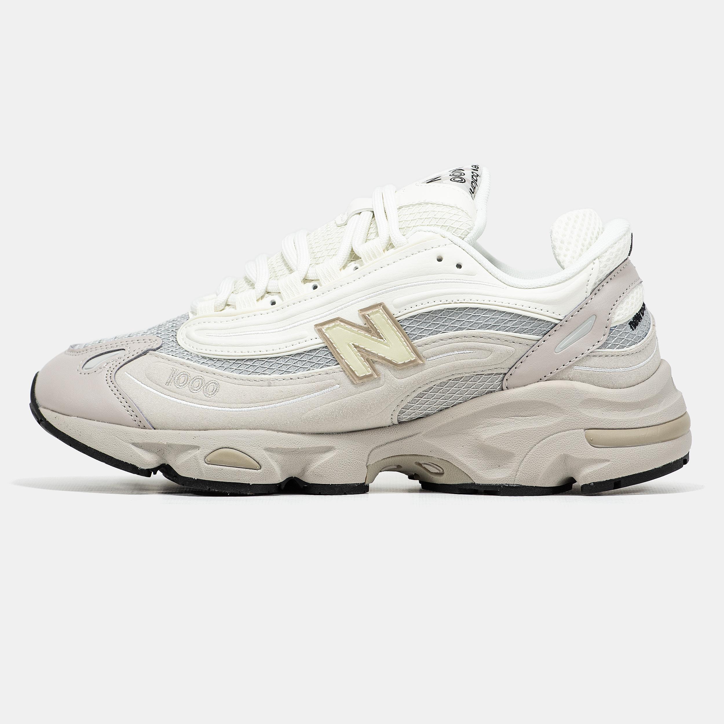 New Balance 1000 White Cream Grey