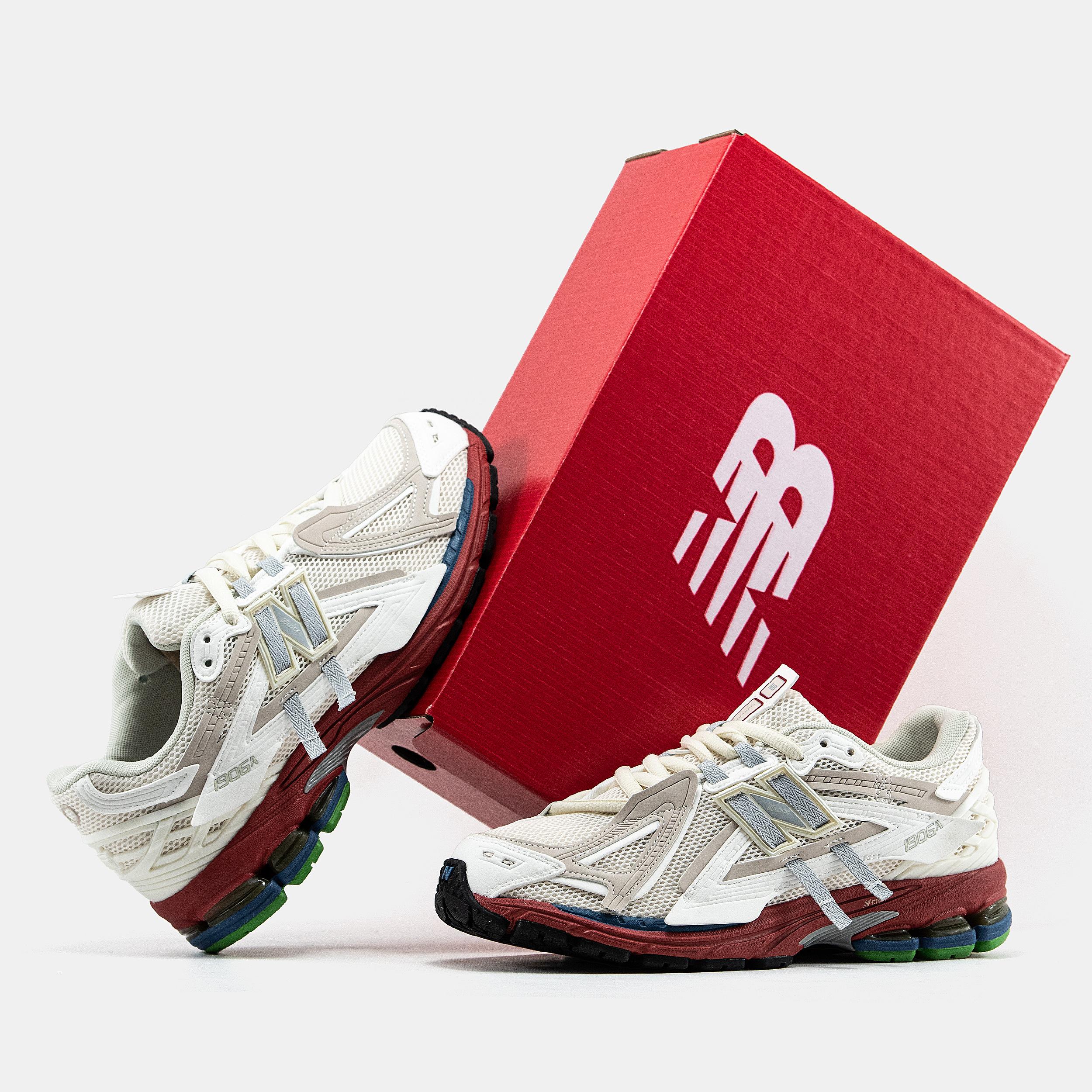 New Balance 1906A White Red Multicolor Sole - изображение 9