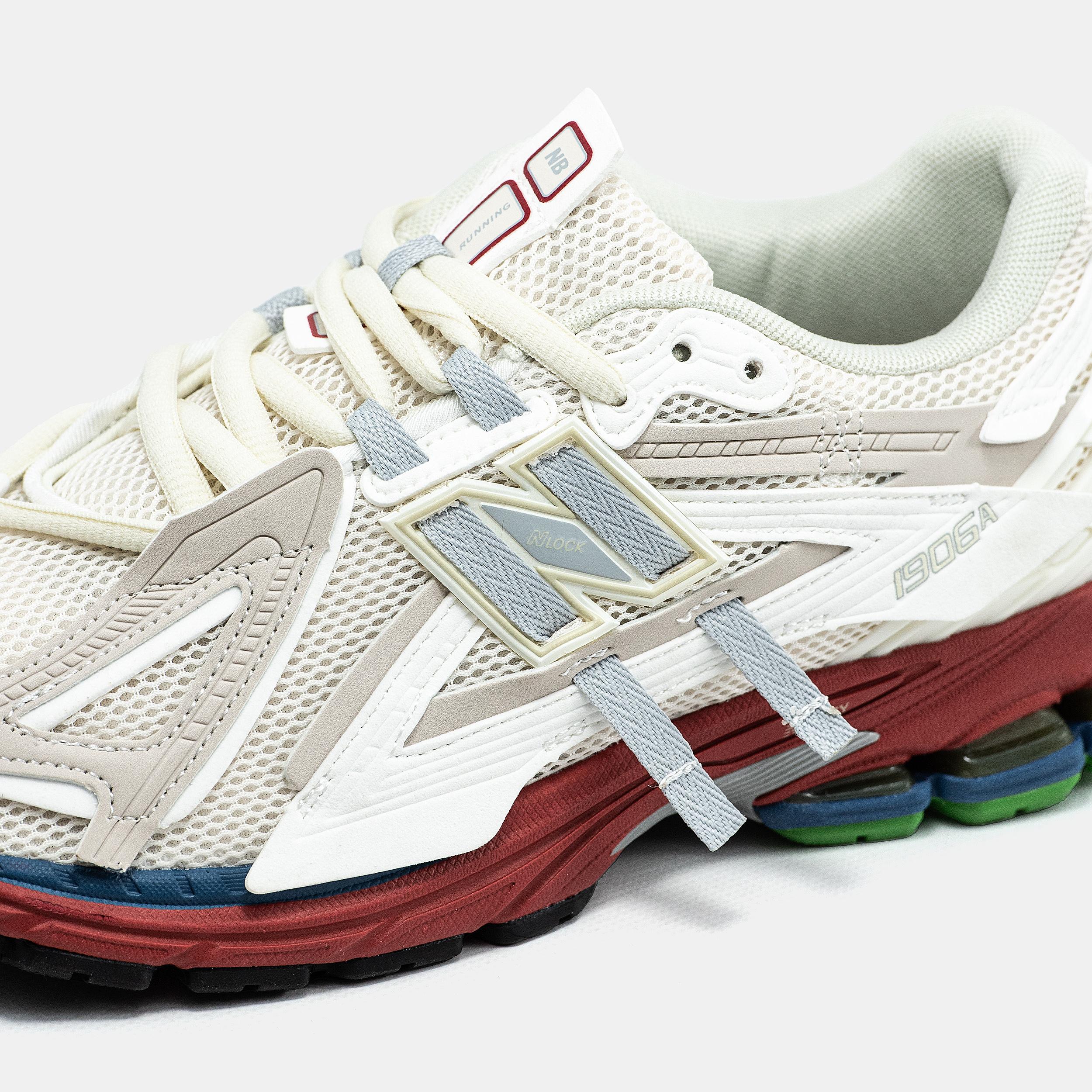 New Balance 1906A White Red Multicolor Sole - изображение 8