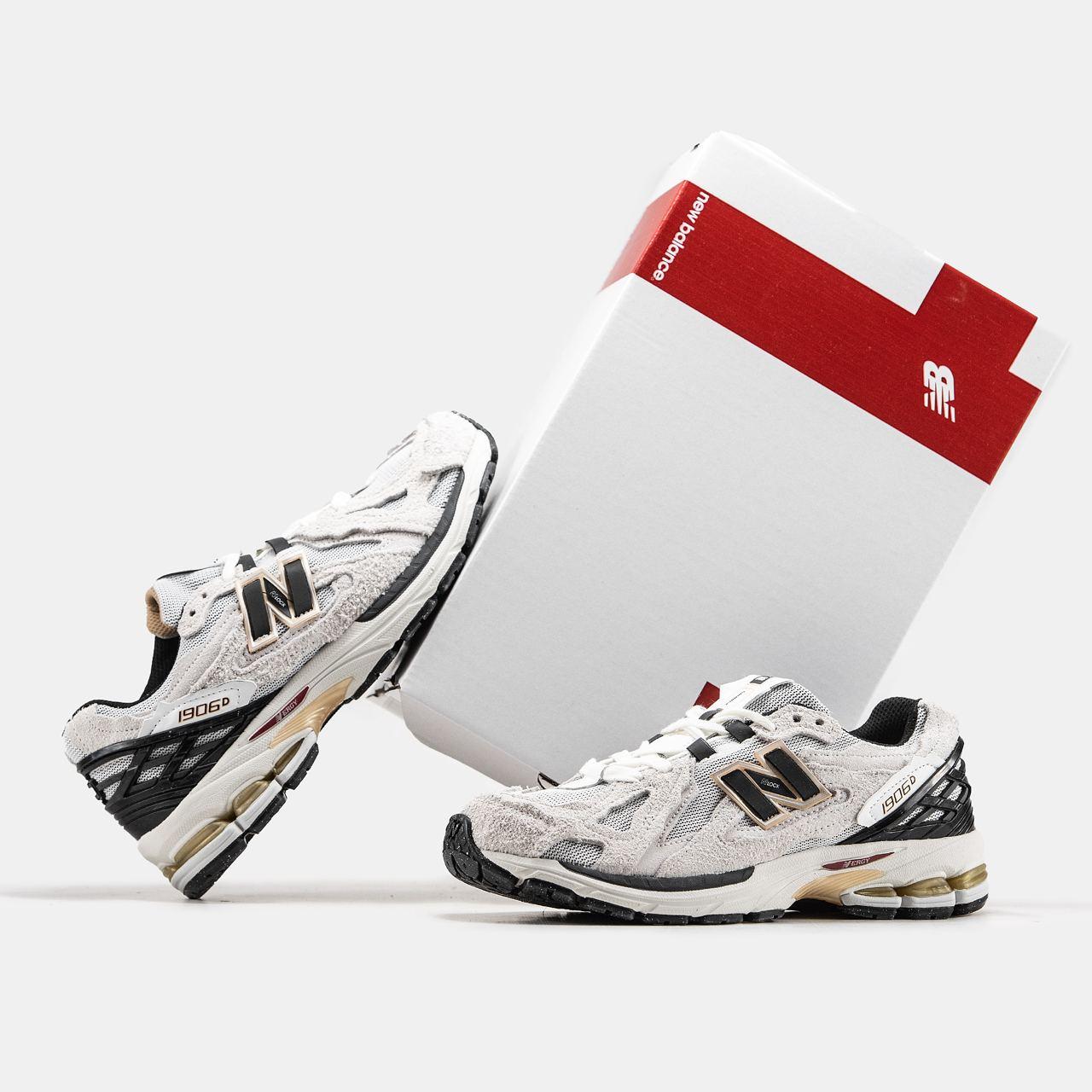 New Balance 1906D "White Black Aged Gold" - изображение 1
