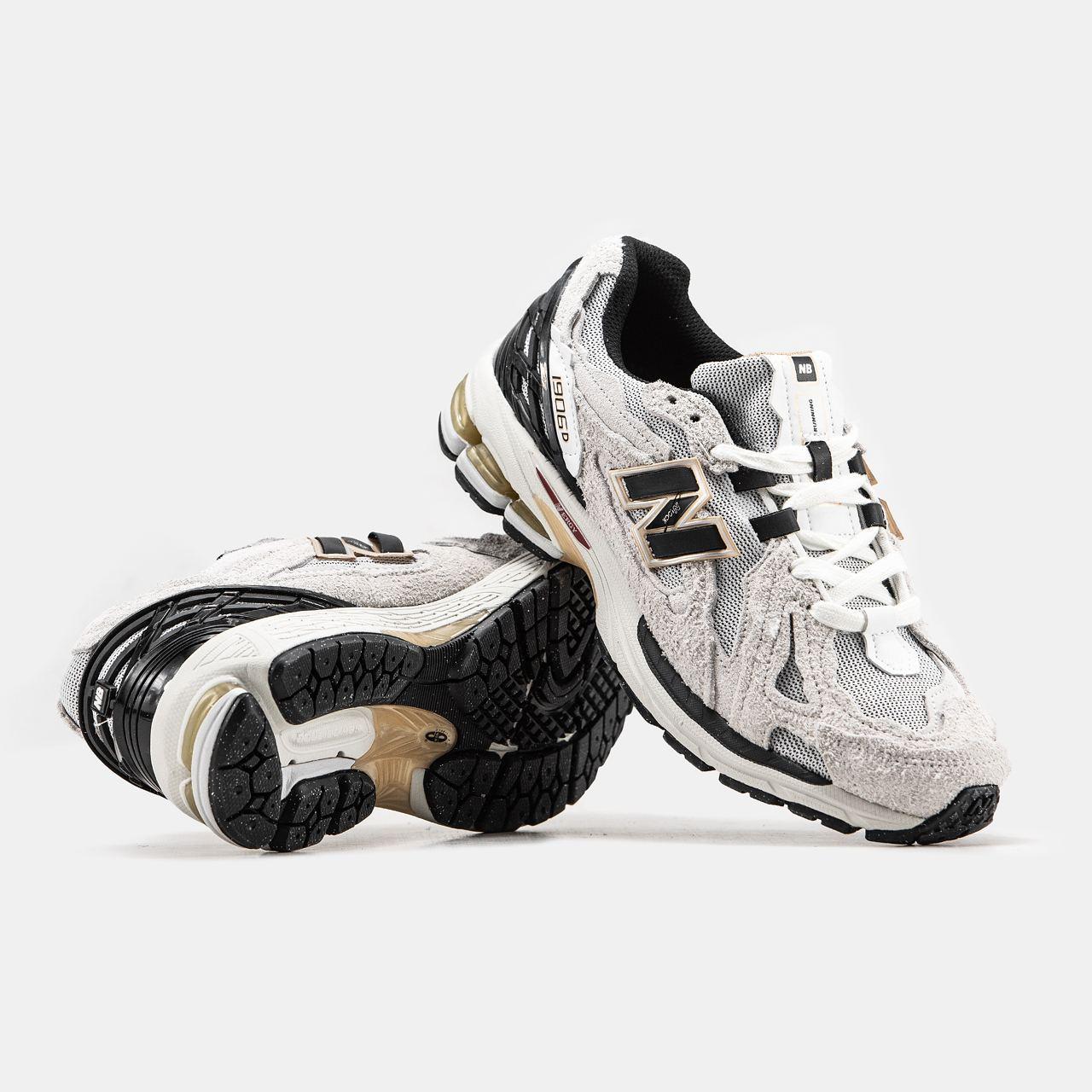 New Balance 1906D "White Black Aged Gold" - изображение 3