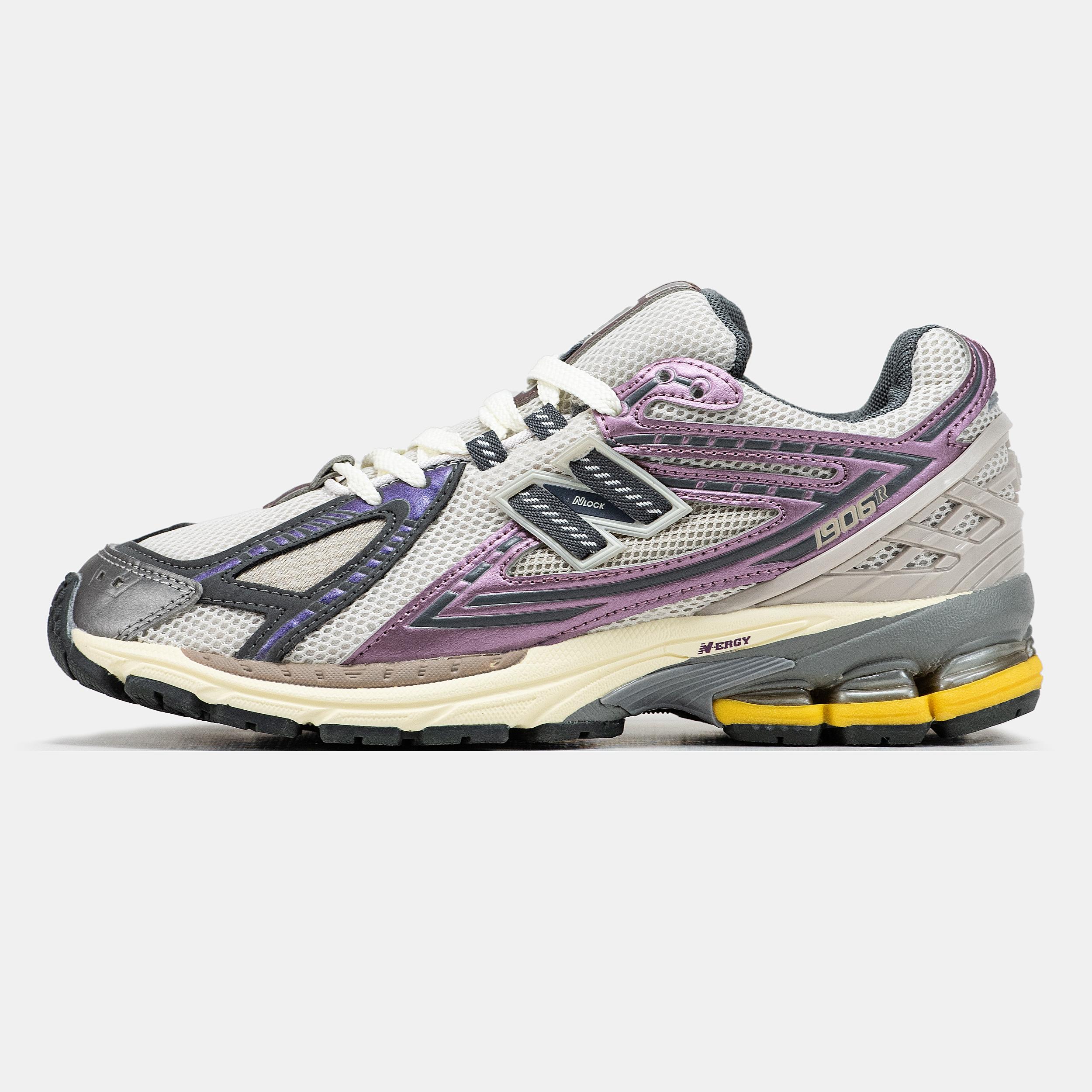 New Balance 1906R Silver Purple Yellow