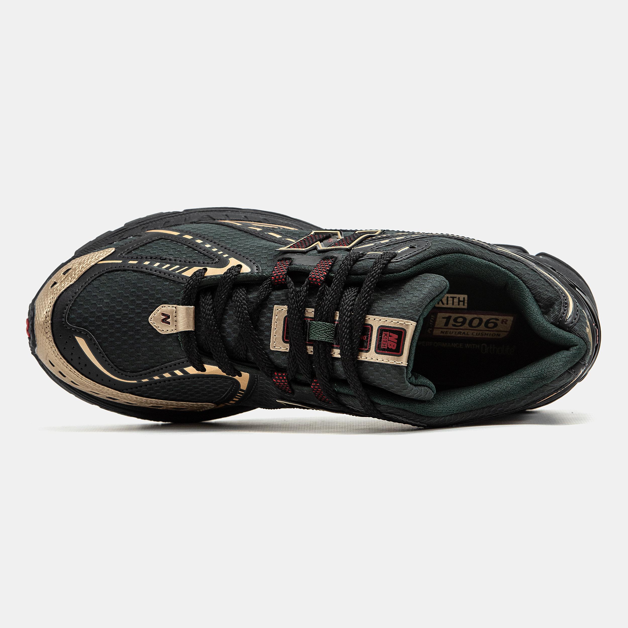 New Balance 1906R x KITH Dark Green Gold Burgundy - изображение 3