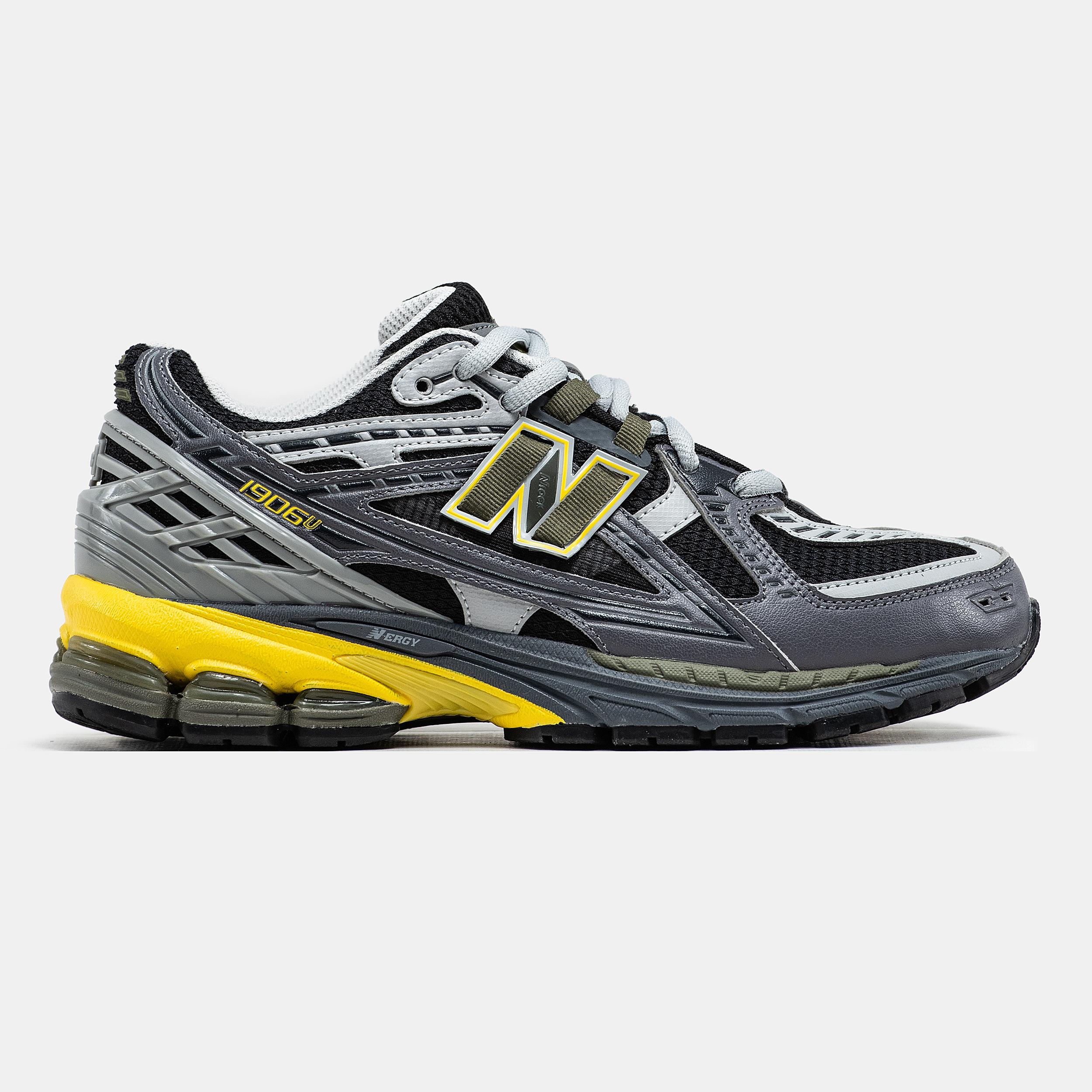 New Balance 1906U "Black Grey Yellow" - изображение 4