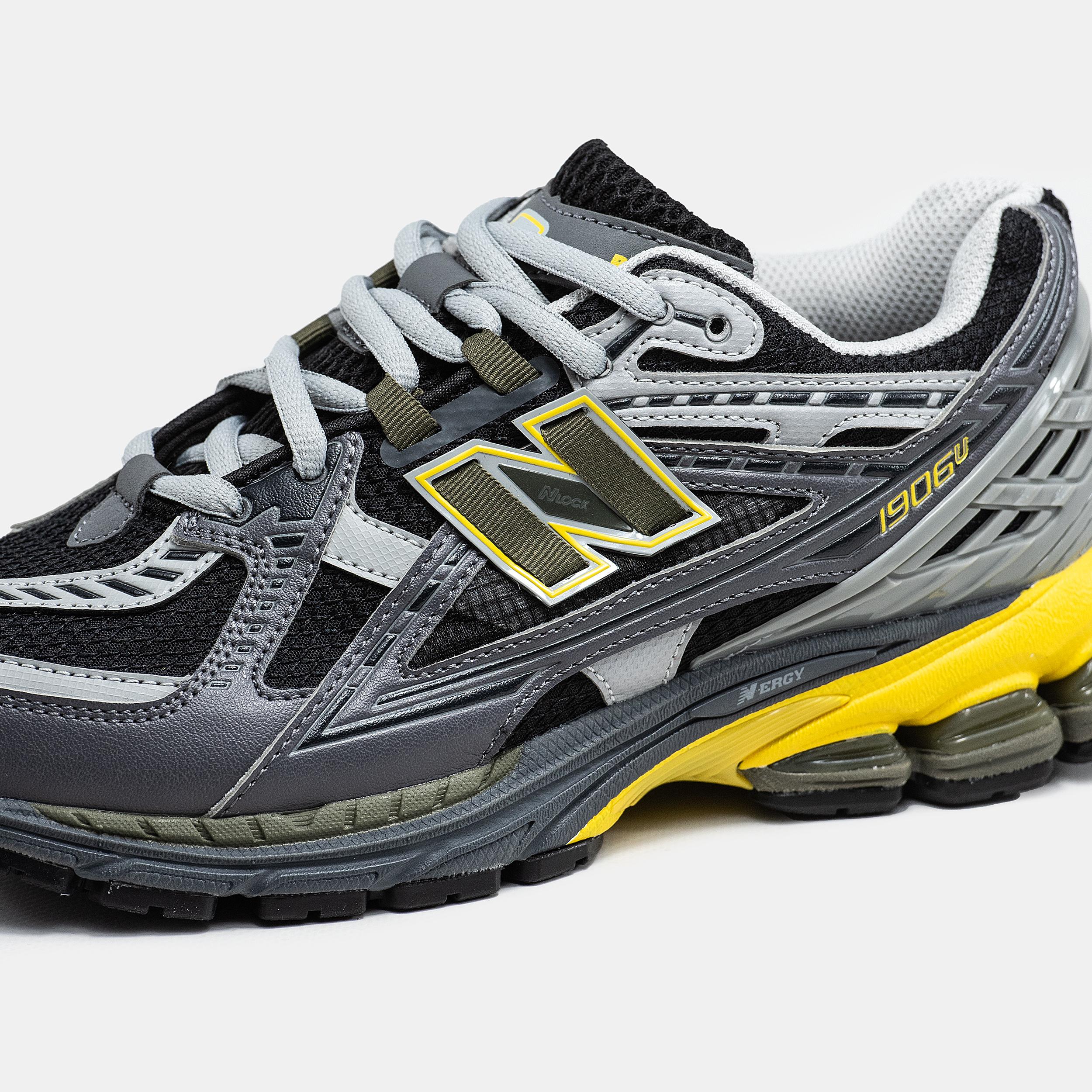 New Balance 1906U "Black Grey Yellow" - изображение 8