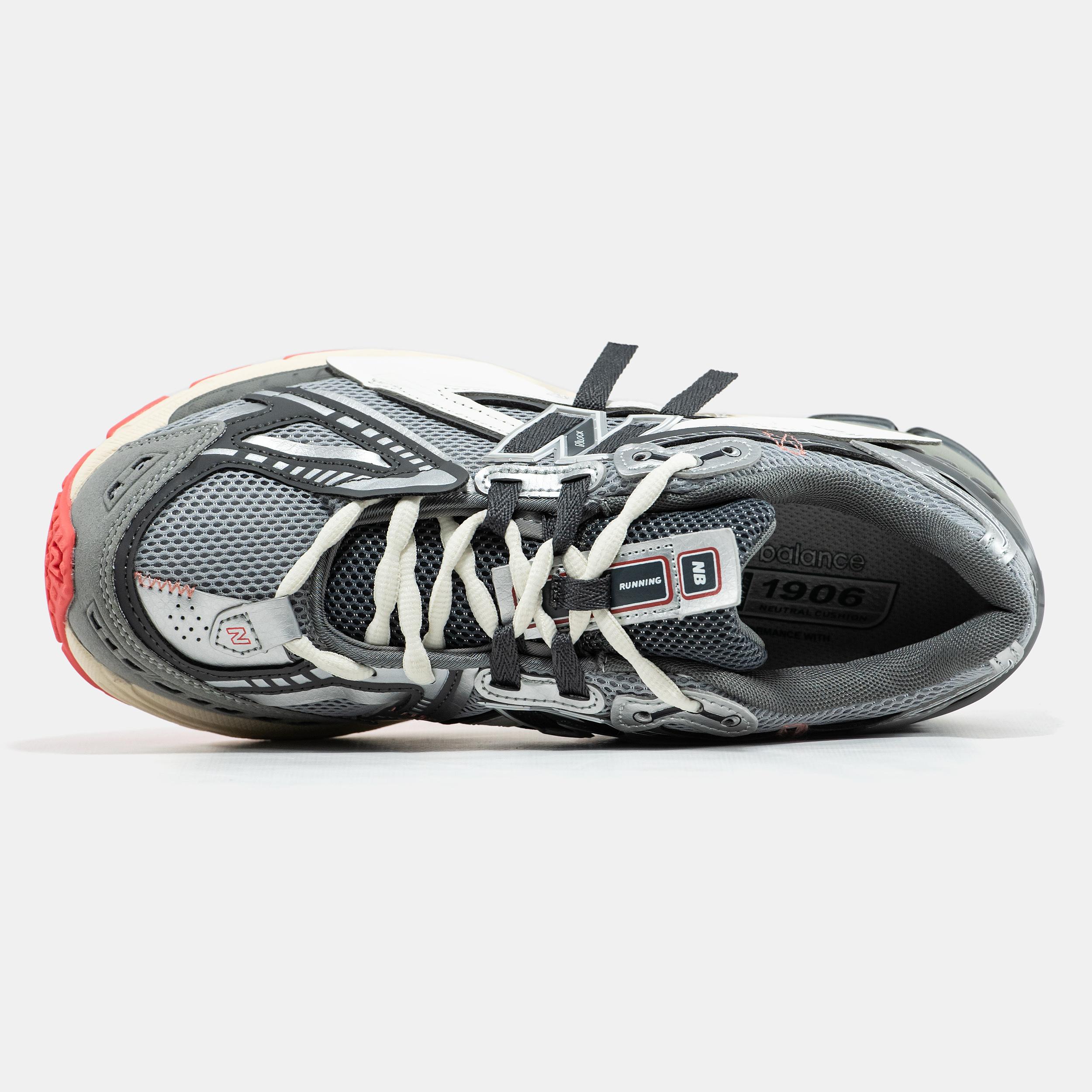 New Balance 1906A Grey Black Cream Red - изображение 2