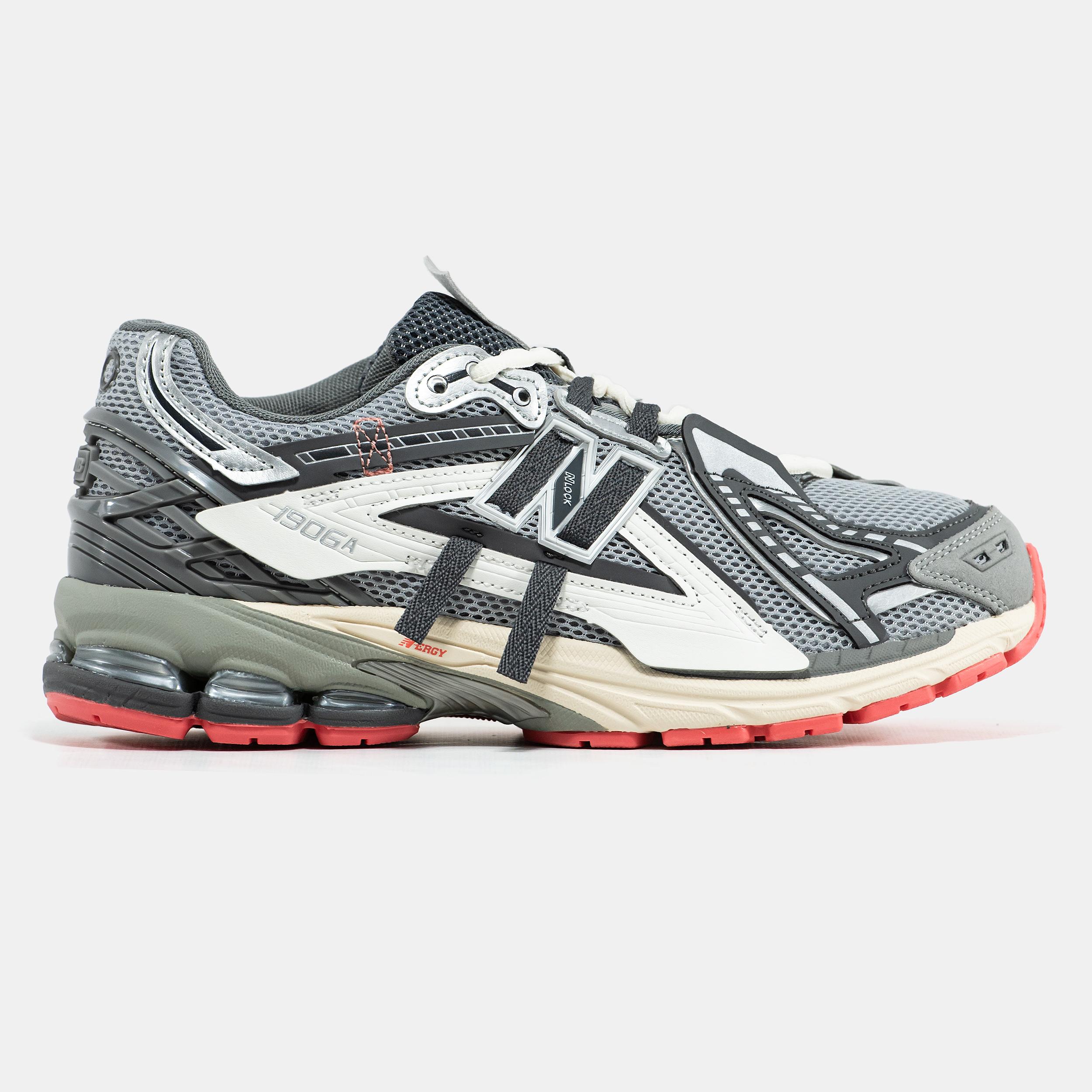 New Balance 1906A Grey Black Cream Red - изображение 3