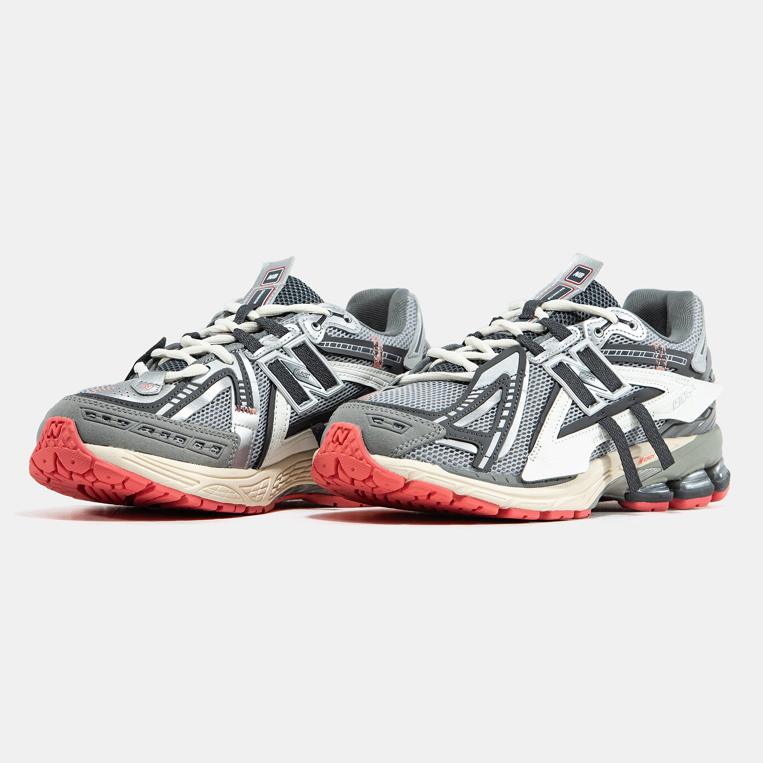 New Balance 1906A Grey Black Cream Red - изображение 5