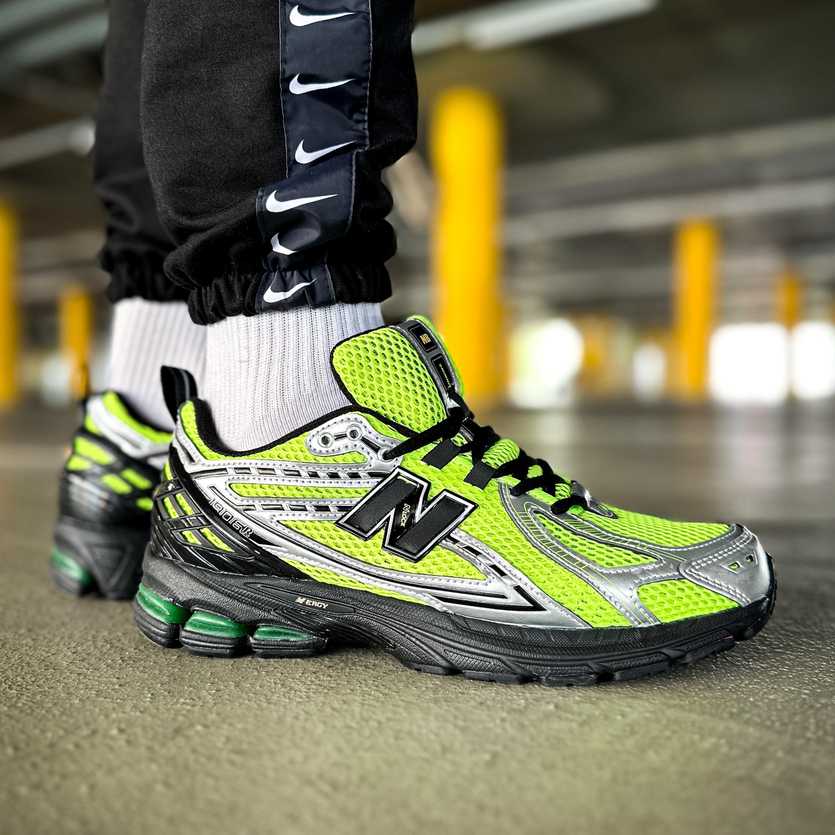 New Balance 1906R Neon Green Silver - изображение 7