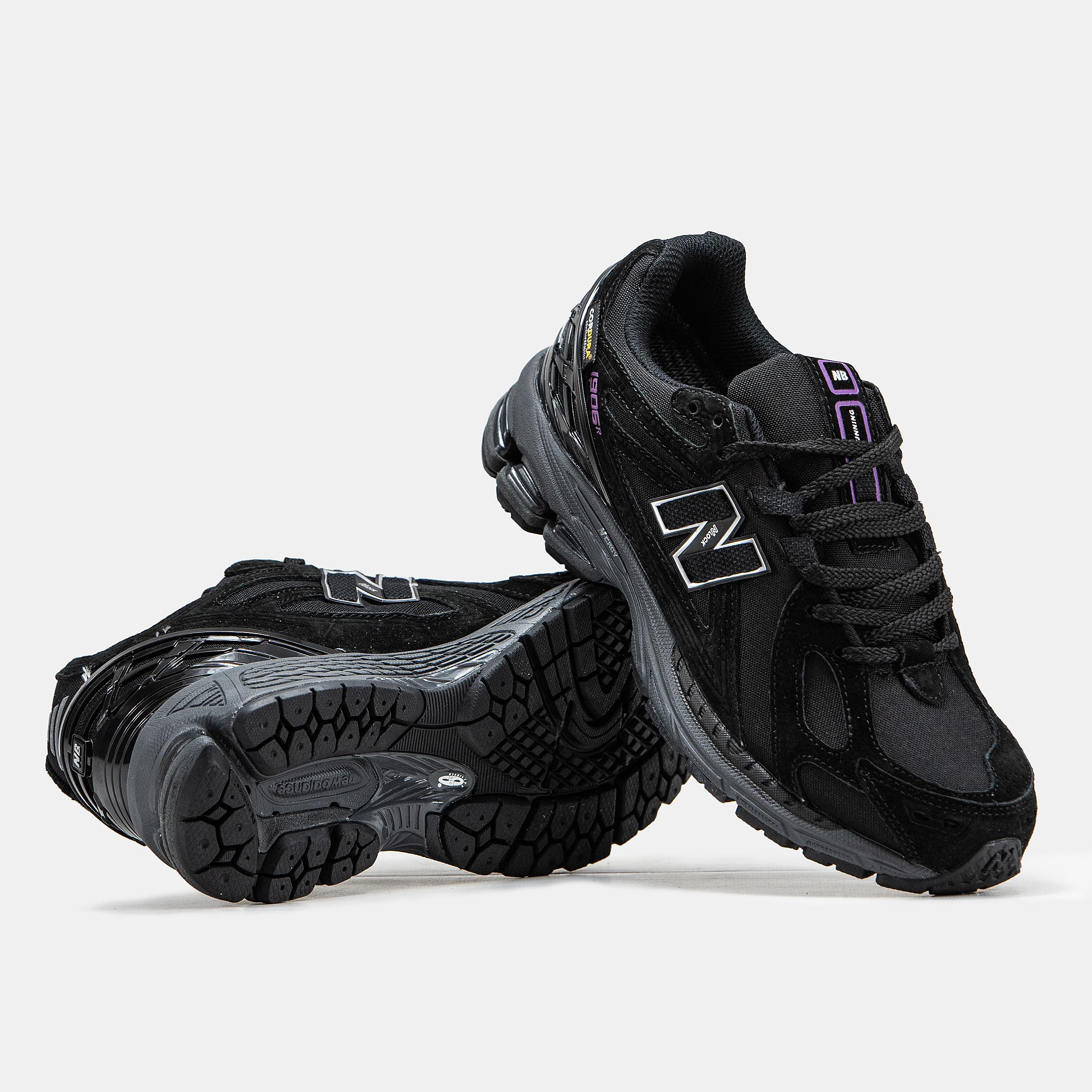 New Balance 1906R Cordura Black Grey Purple - изображение 7