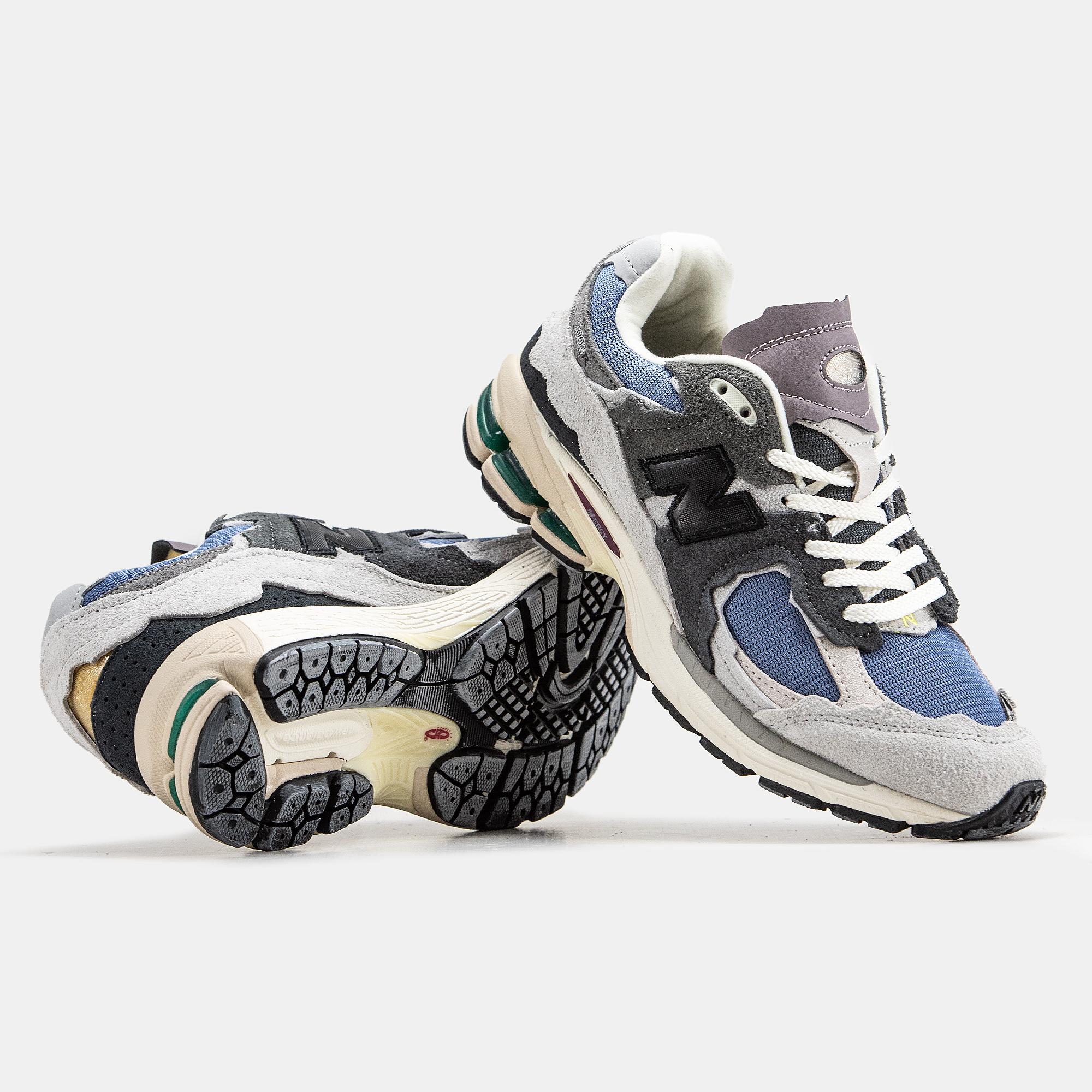 New Balance 2002R Protection Pack Grey Blue Black - изображение 3