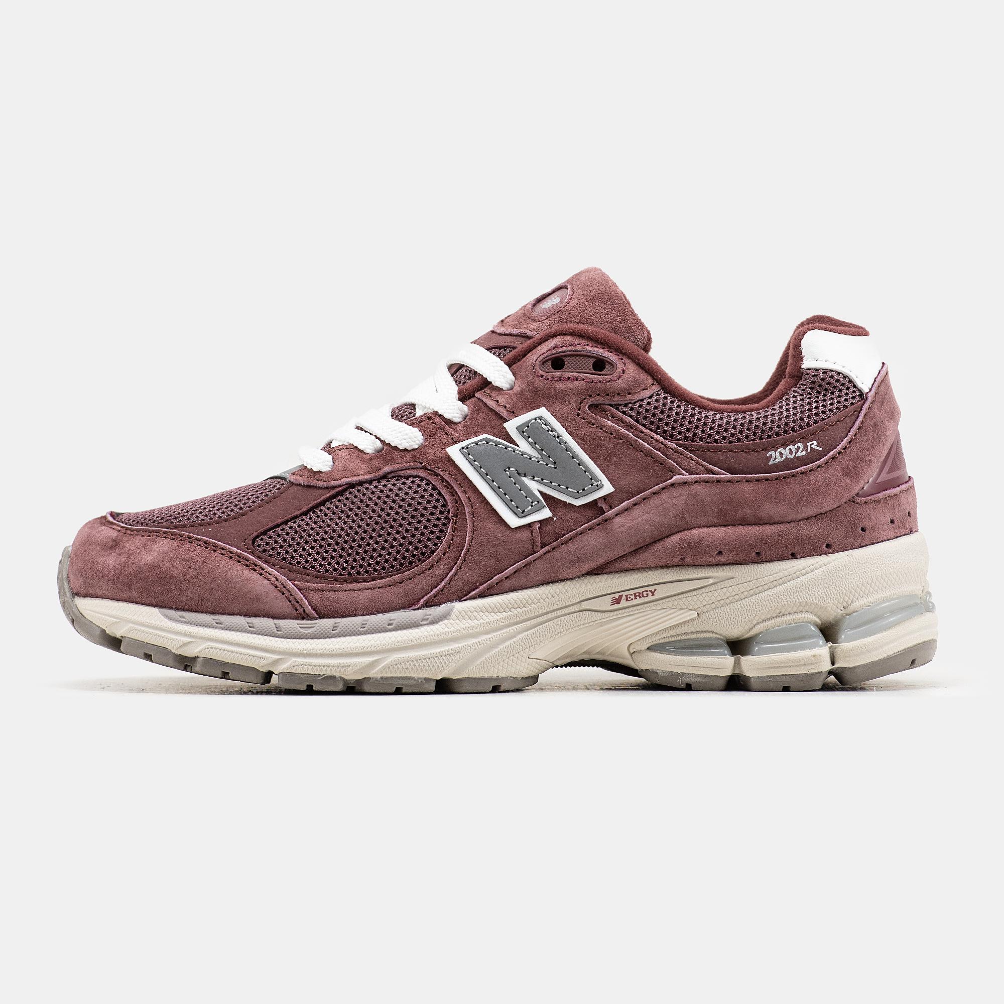 New Balance 2002R Burgundy Grey White