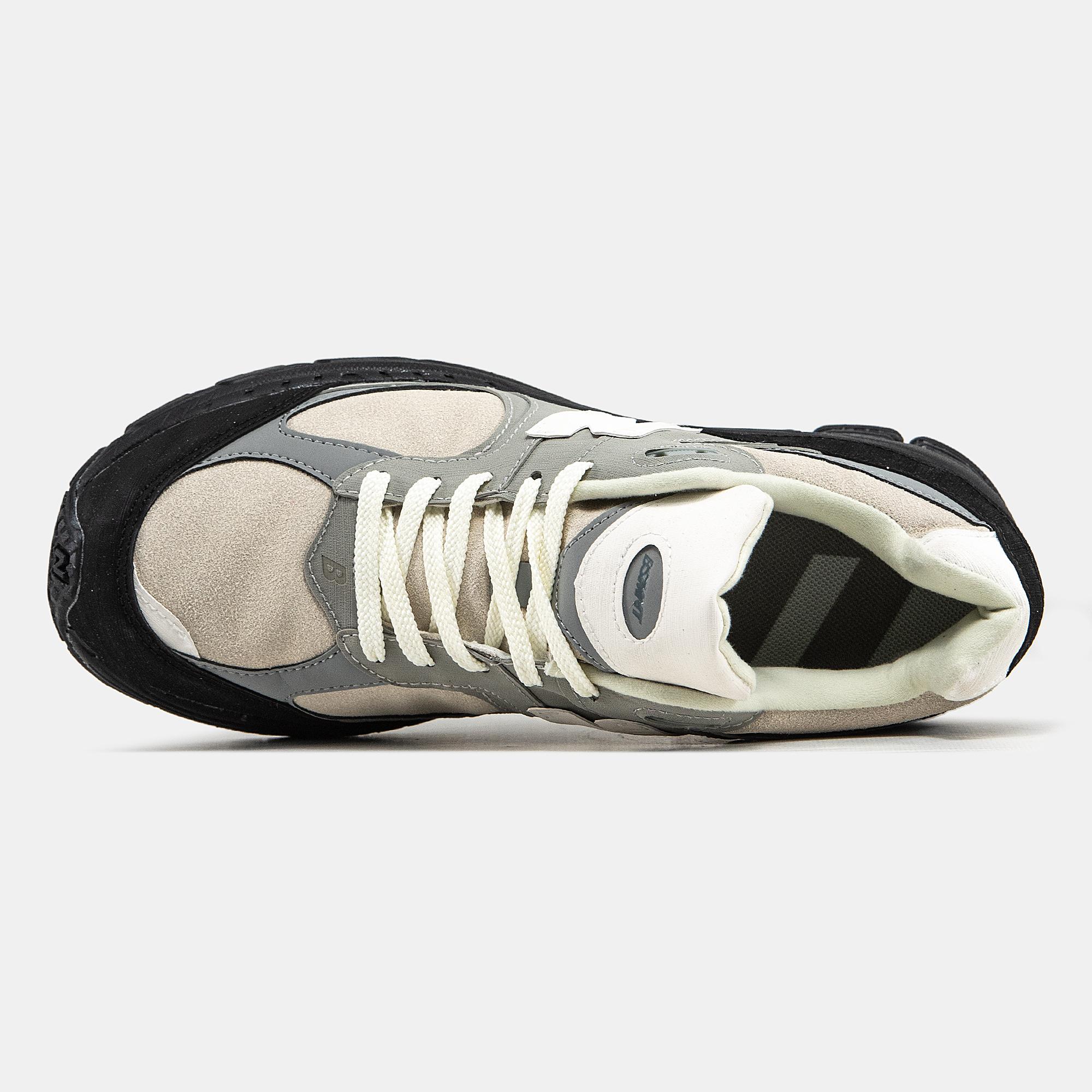 The Basement x New Balance 2002R Earth Grey Black - изображение 3