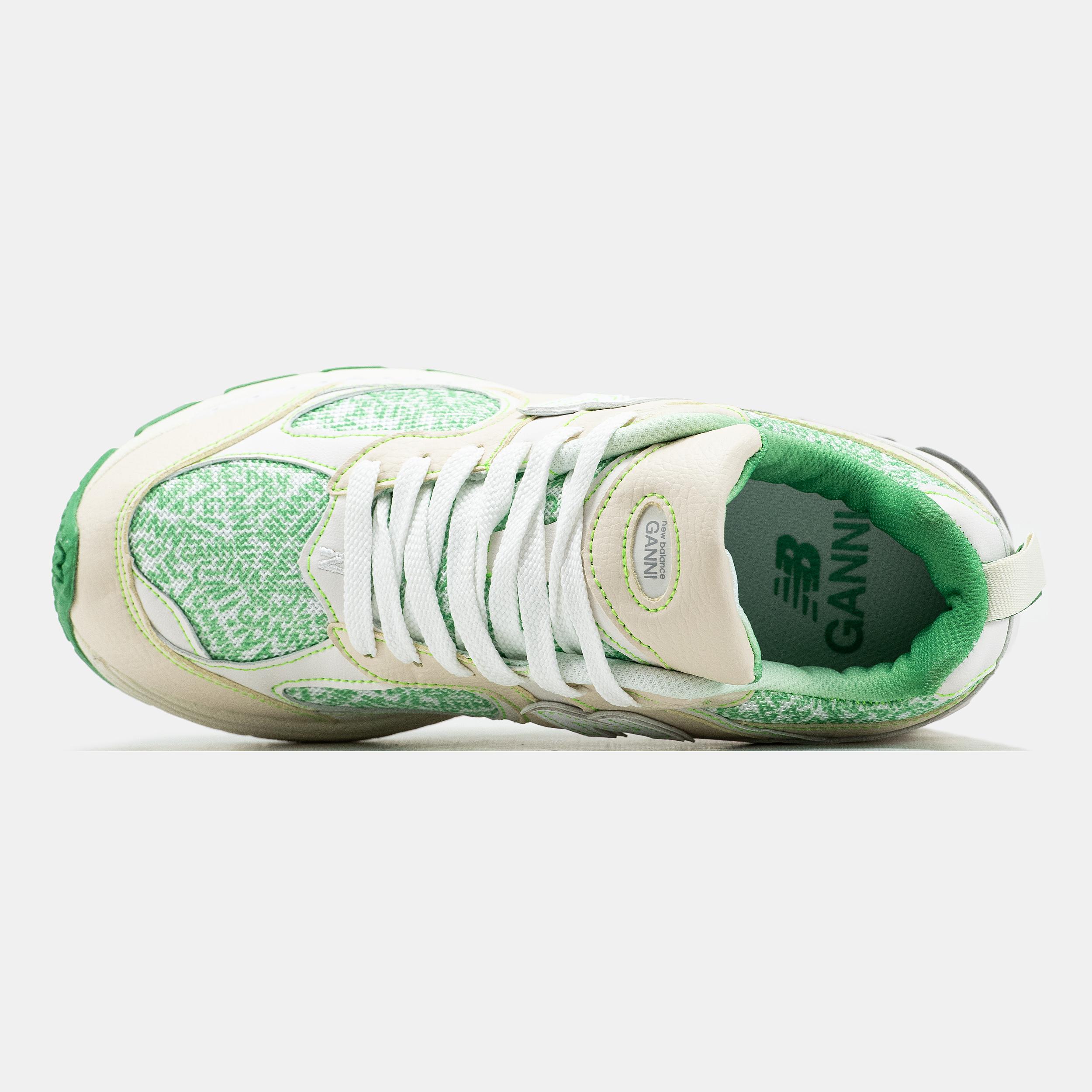 New Balance 2002R x GANNI White Green Print - изображение 3