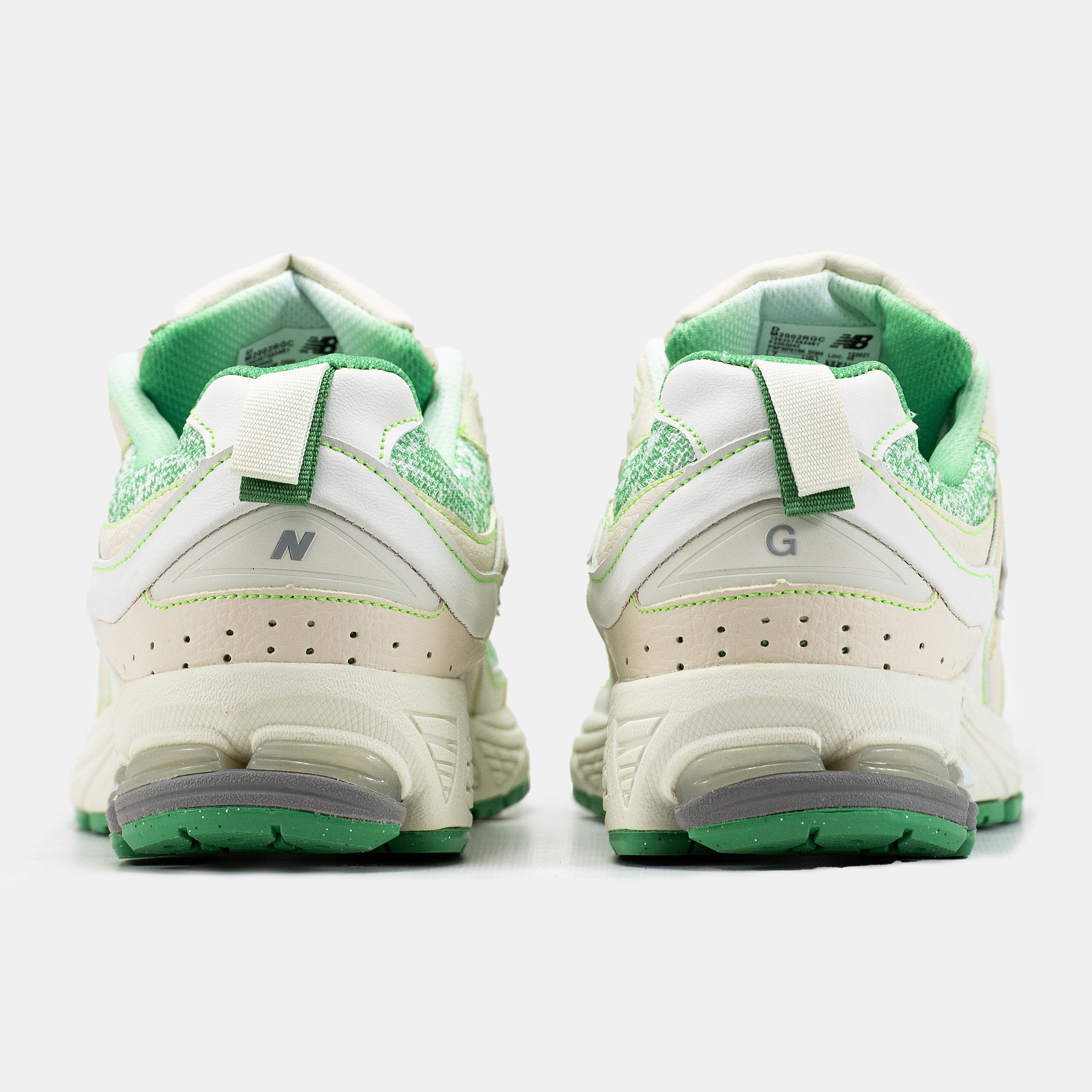 New Balance 2002R x GANNI White Green Print - изображение 5