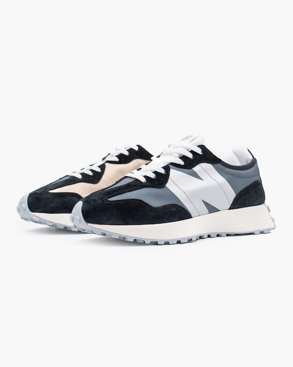 New Balance 327 Black White Steel Grey - изображение 3
