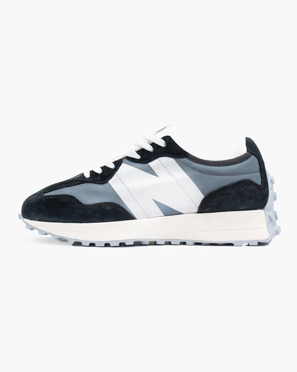 New Balance 327 Black White Steel Grey