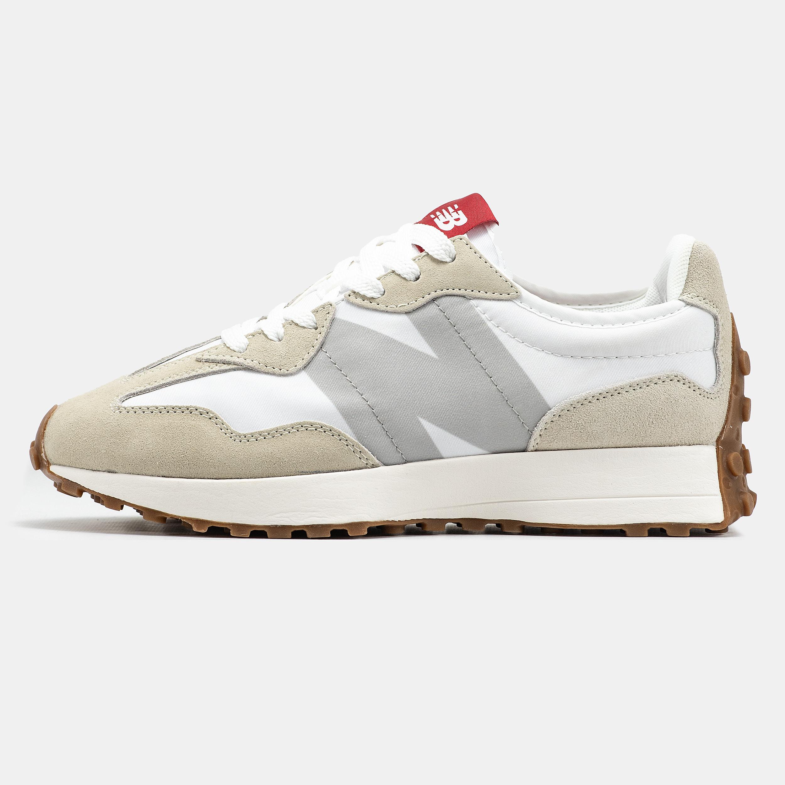 New Balance 327 White Light Grey Gum
