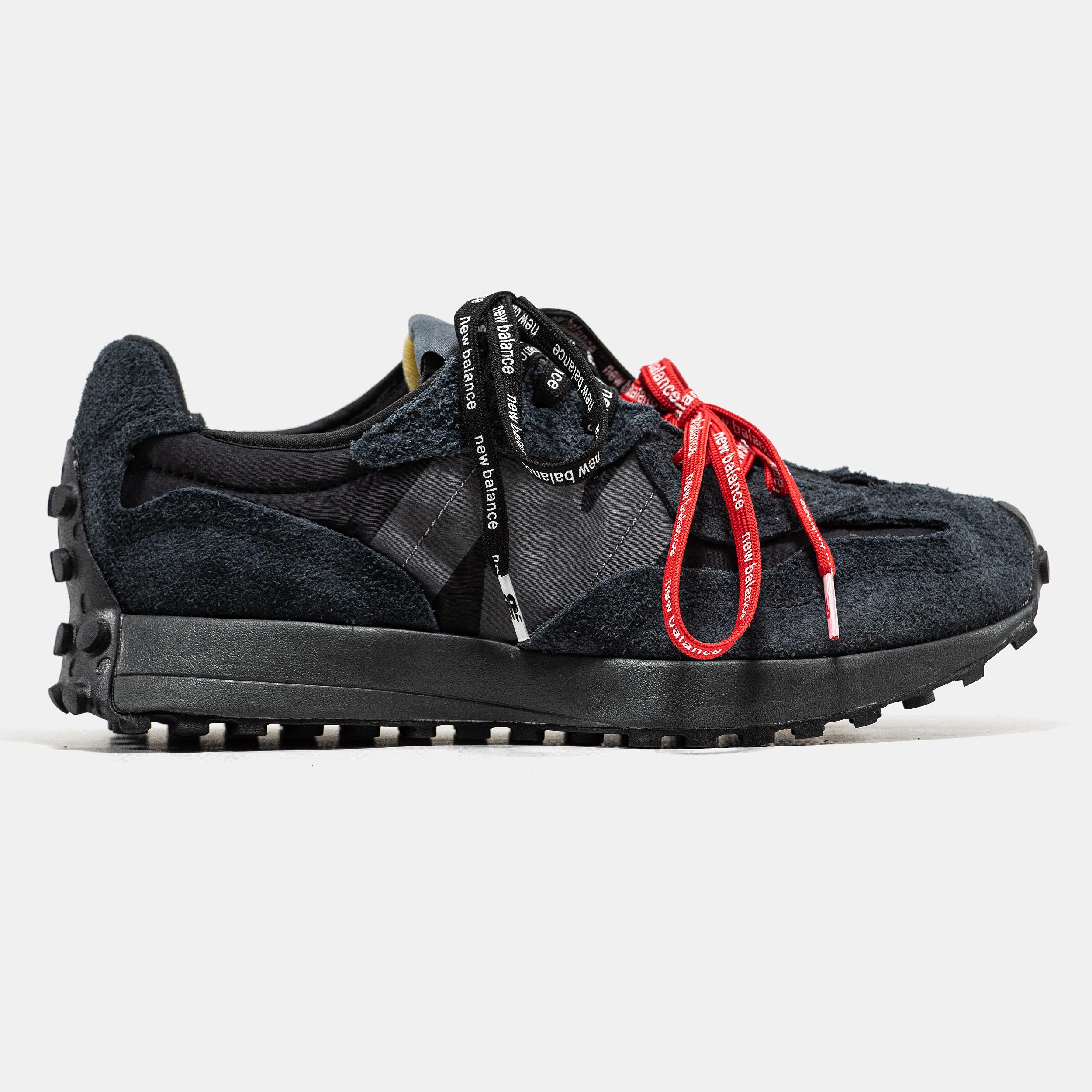 New Balance 327 Black Red/Black Laces - изображение 4
