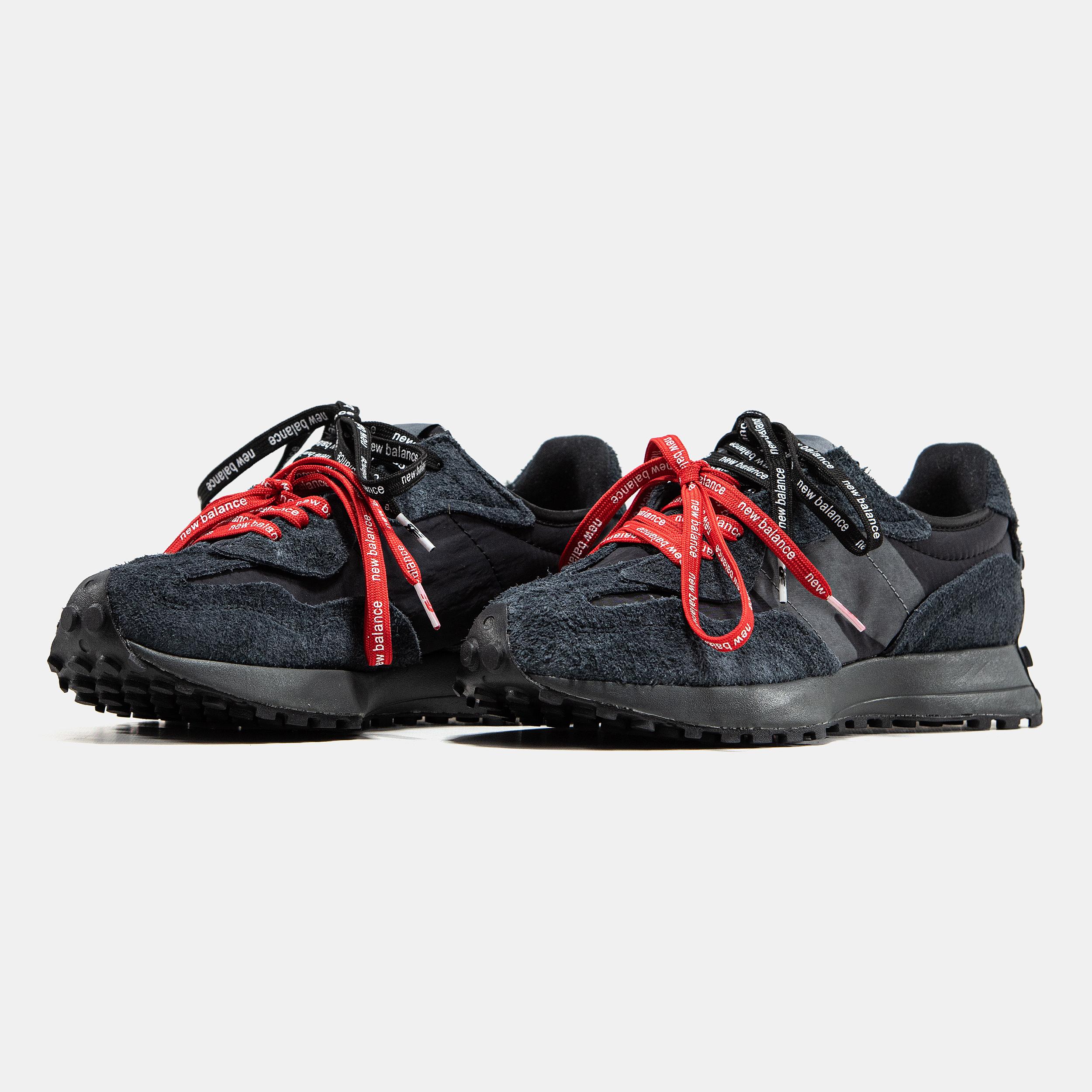 New Balance 327 Black Red/Black Laces - изображение 6