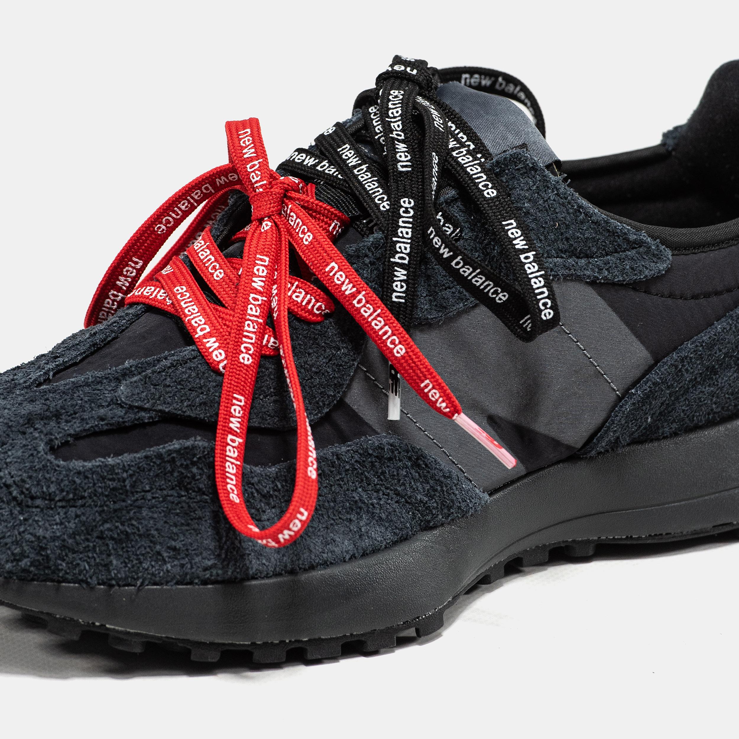 New Balance 327 Black Red/Black Laces - изображение 8